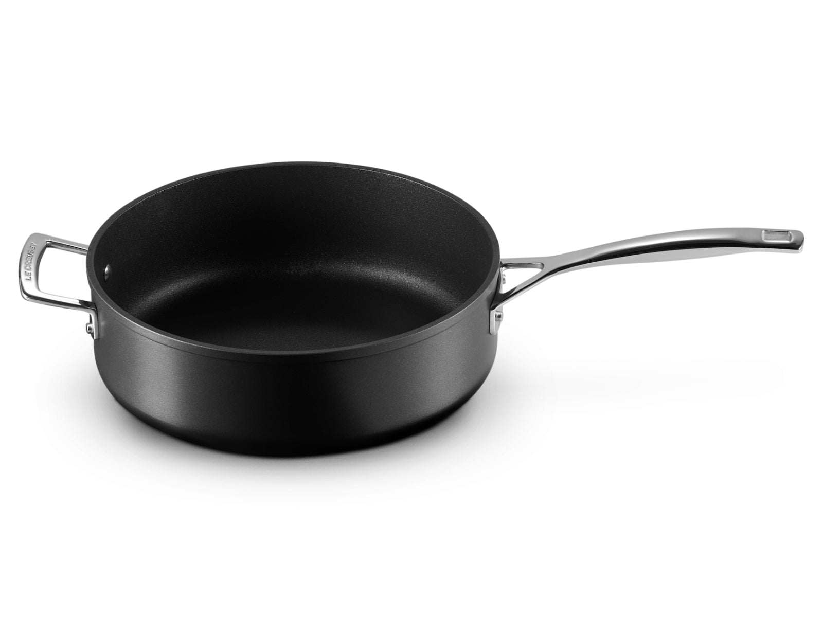 Le Creuset Aluminium-Antihaft Sautépfanne rund schwarz 28cm - Produktbild 2