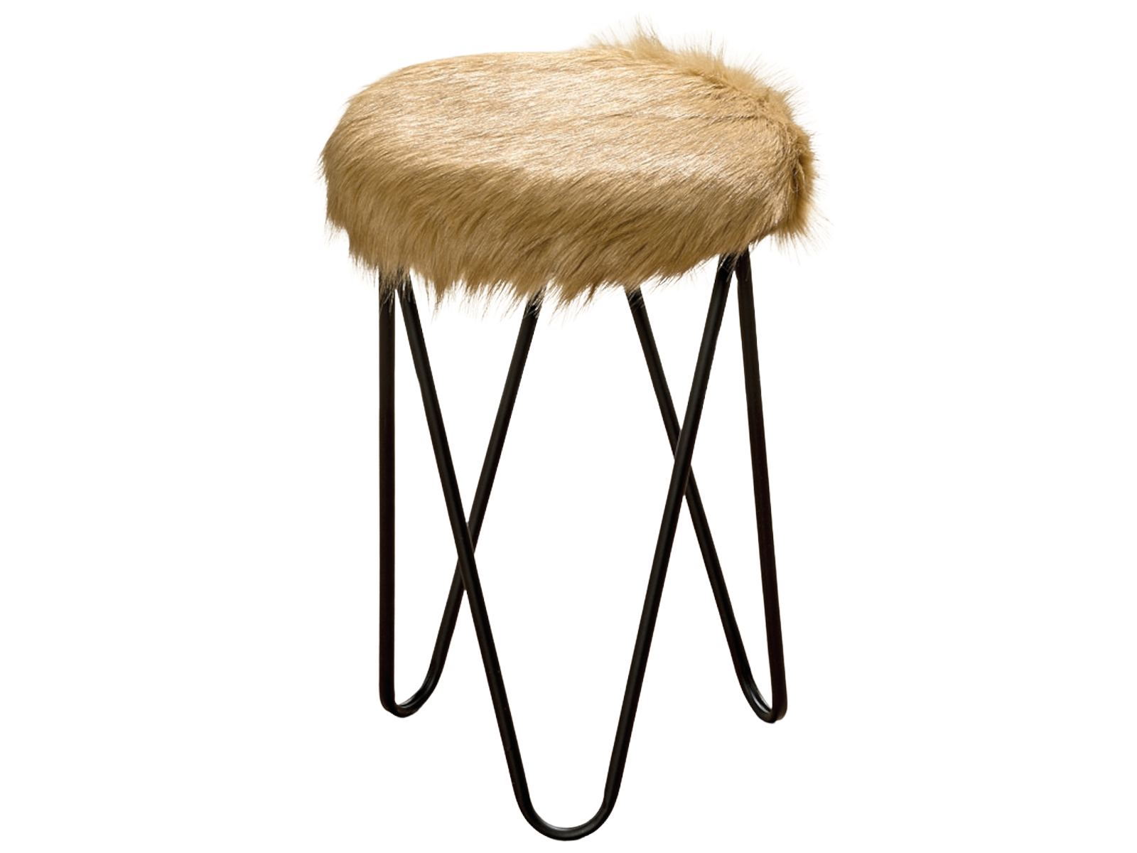 Boltze Fur Hocker 49 cm Freisteller
