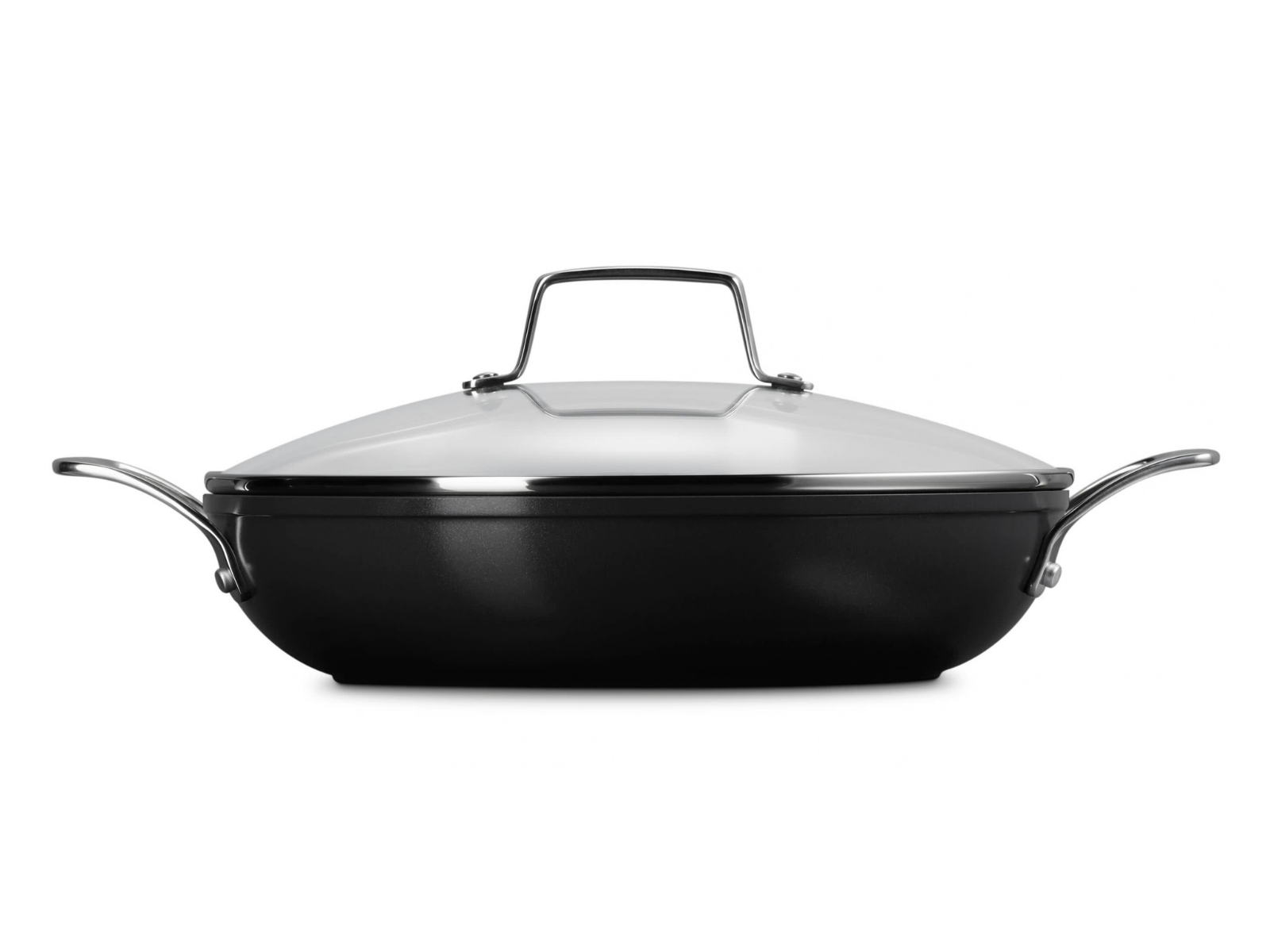 Le Creuset Essential Keramik-Antihaft Profipfanne mit Glasdeckel 28cm - Produktbild 4
