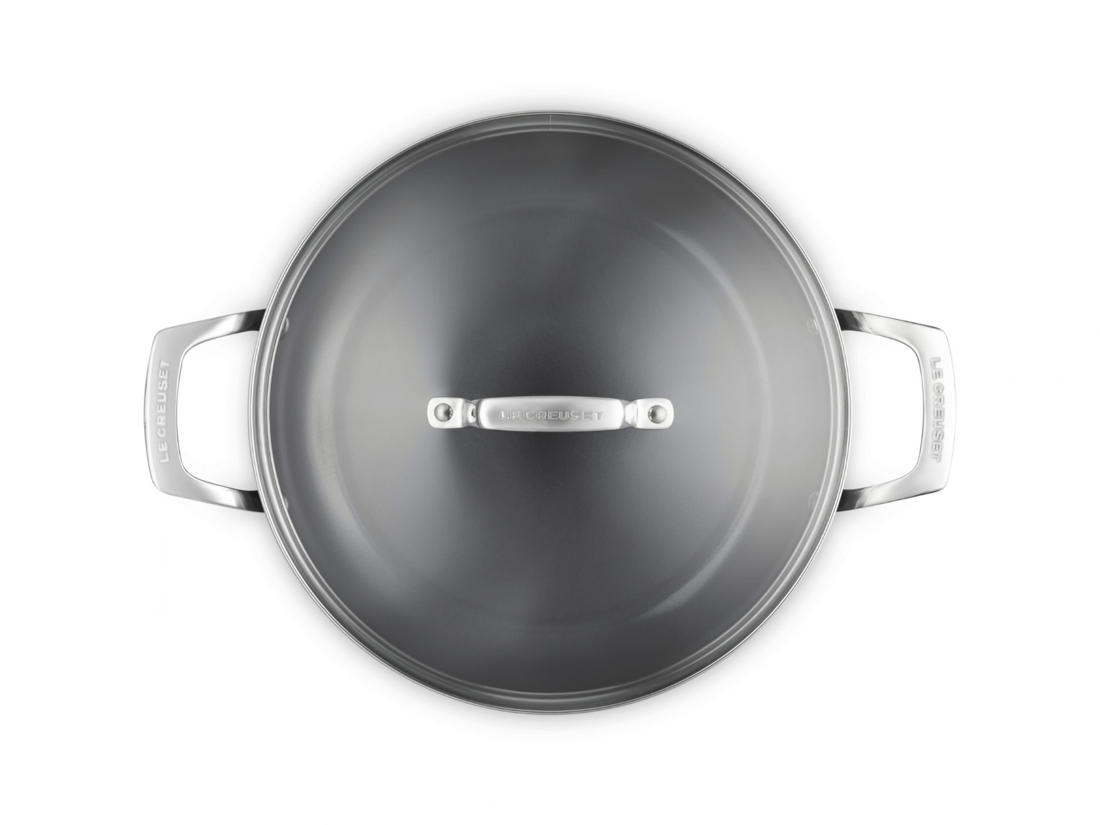 Le Creuset Essential Keramik-Antihaft Profipfanne mit Glasdeckel 28cm - Produktbild 3
