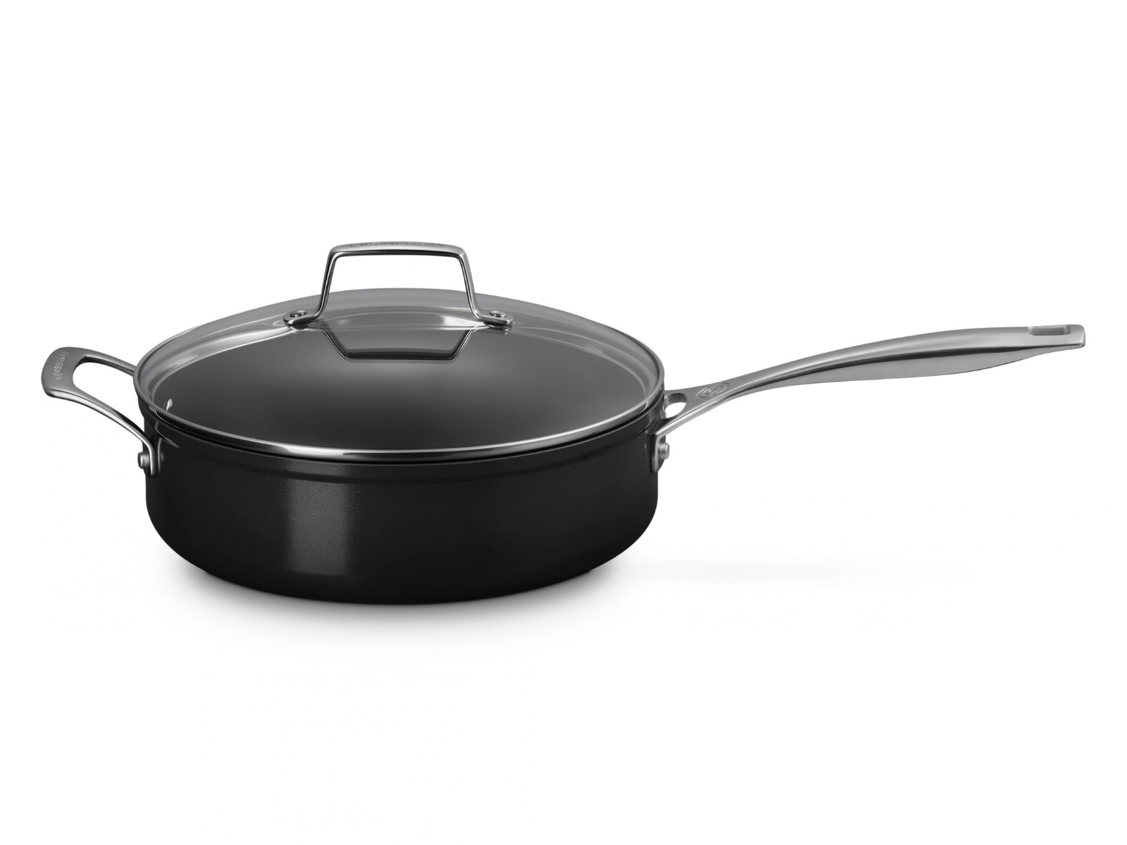 Le Creuset Keramik-Antihaft Sautépfanne mit Glasdeckel rund 26cm - Produktbild 1
