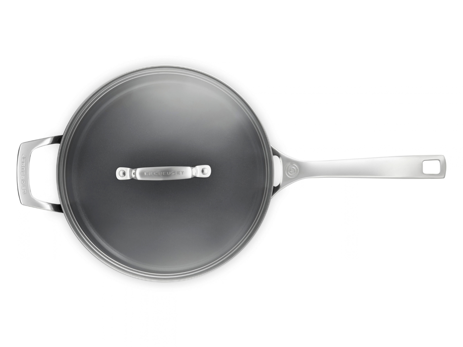 Le Creuset Keramik-Antihaft Sautépfanne mit Glasdeckel rund 26cm - Produktbild 2