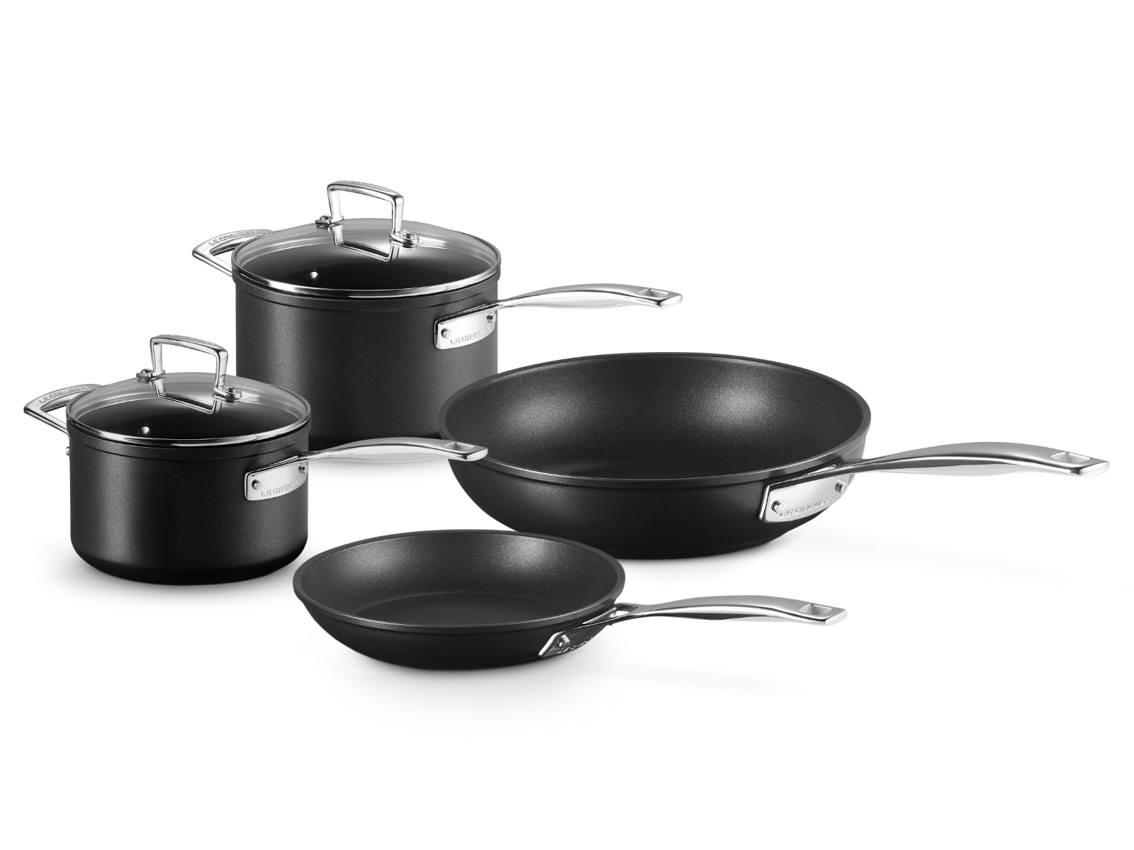 Le Creuset Aluminium-Antihaft Kochgeschirr-Set 4tlg Freisteller 1