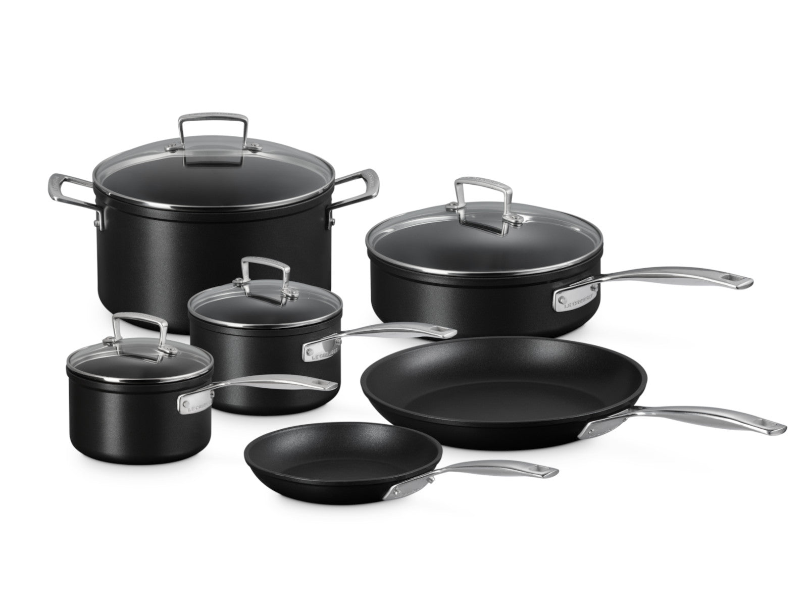 Le Creuset Aluminium-Antihaft Kochgeschirrset 6tlg Freisteller 1