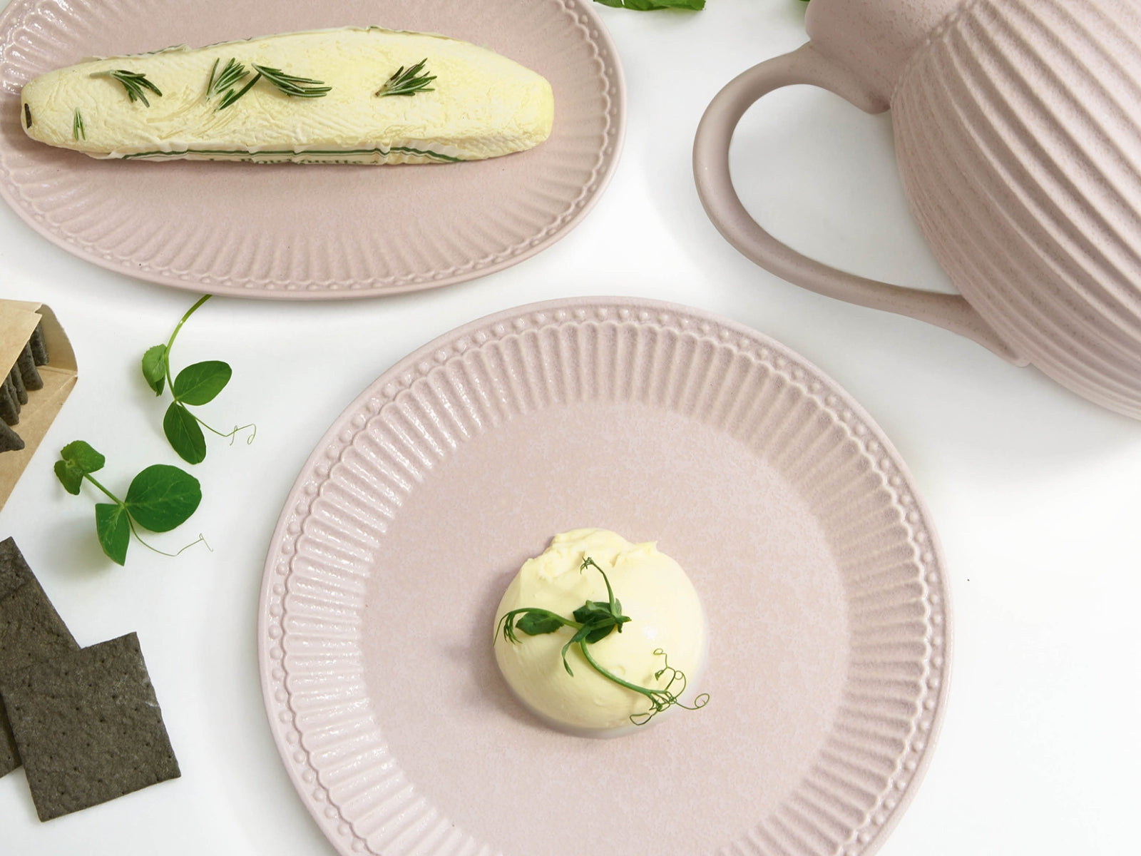 Greengate Alice Schüssel mit Deckel creamy fudge Set3 - Produktbild 2