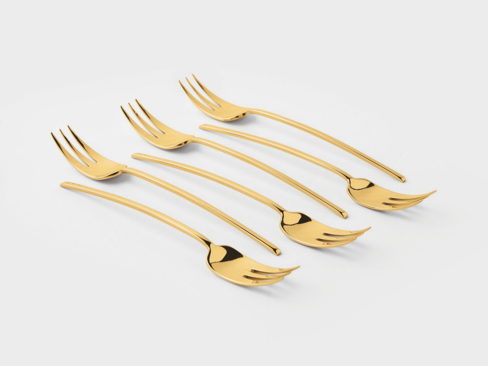 Sambonet 100 Kuchengabeln Set6 Edelstahl/PVD Gold - Produktbild 4