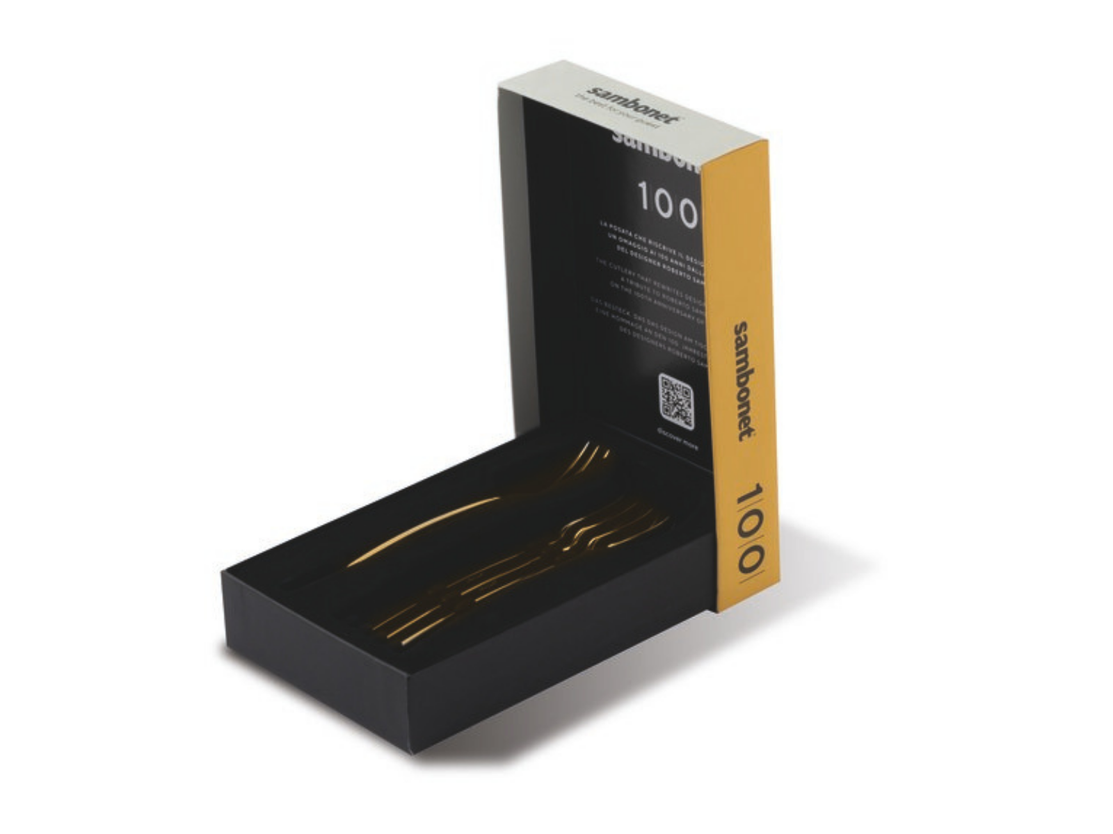 Sambonet 100 Kuchengabeln Set6 Edelstahl/PVD Gold - Produktbild 3