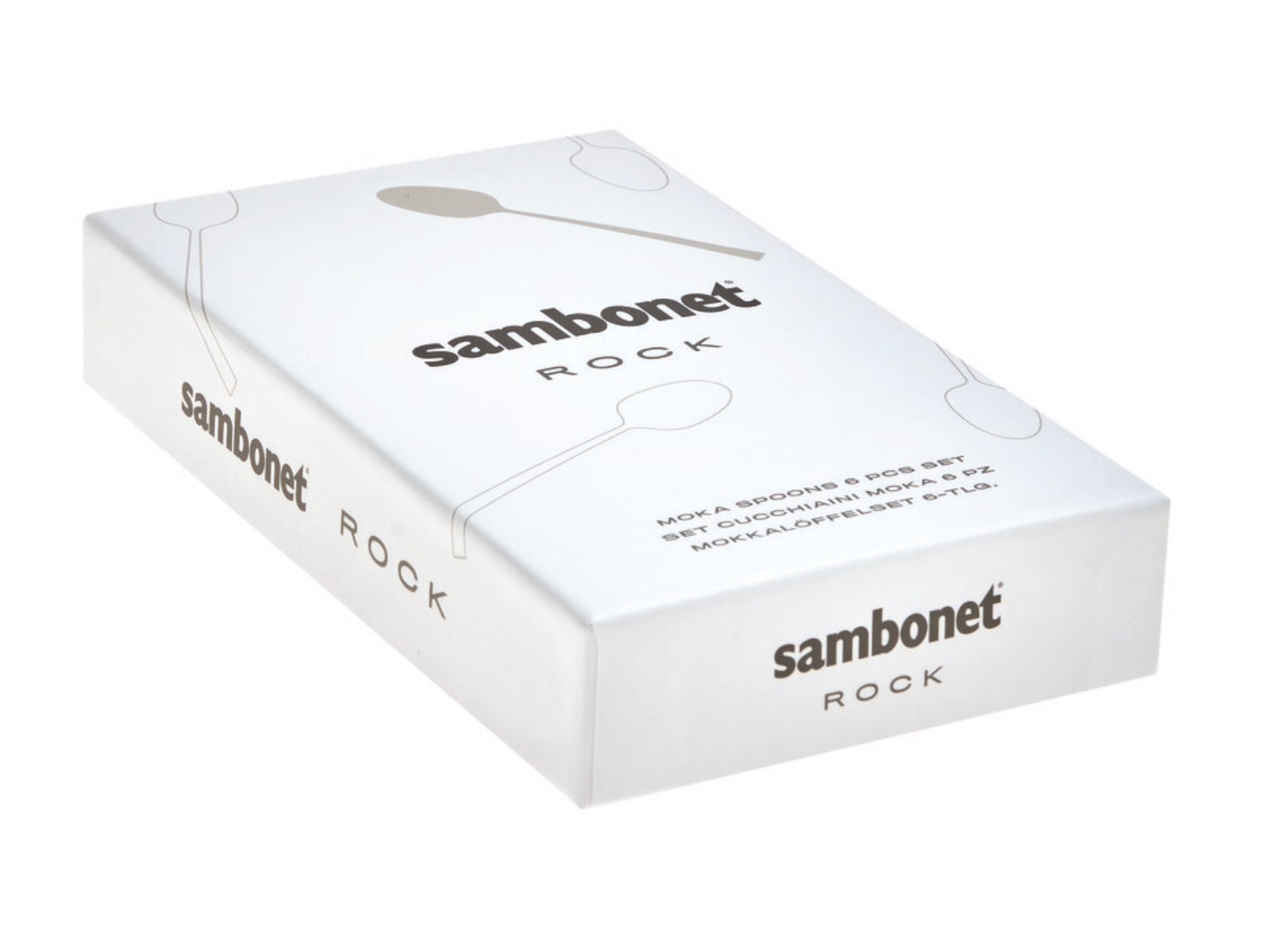 Sambonet Rock Mokkalöffel Set6 Edelstahl 18/10 - Produktbild 3
