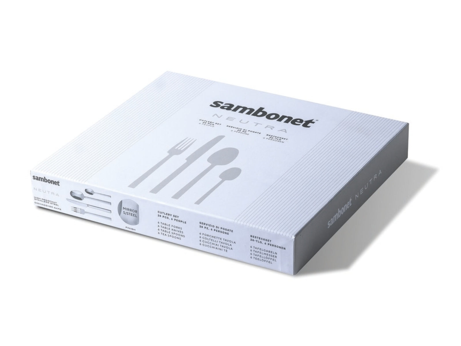 Sambonet Neutra Besteck 24tlg Vh Edelstahl 18/10 - Produktbild 3