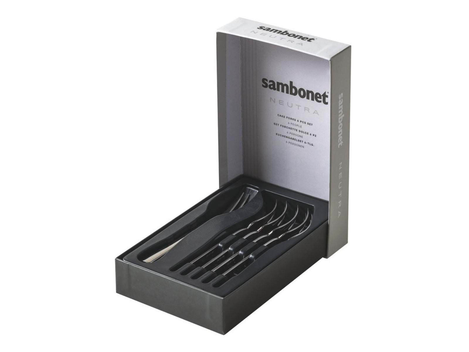 Sambonet Neutra Kuchengabeln Set6 Edelstahl 18/10 - Produktbild 2