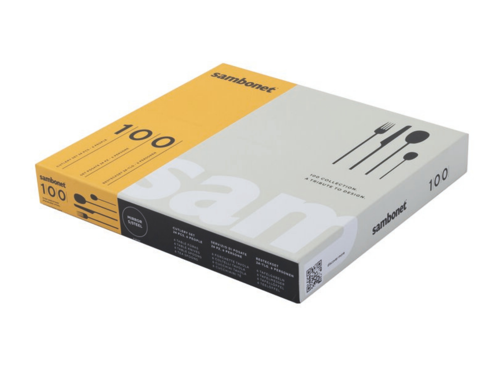 Sambonet 100 Besteck 24tlg Vh Edelstahl 18/10 - Produktbild 3