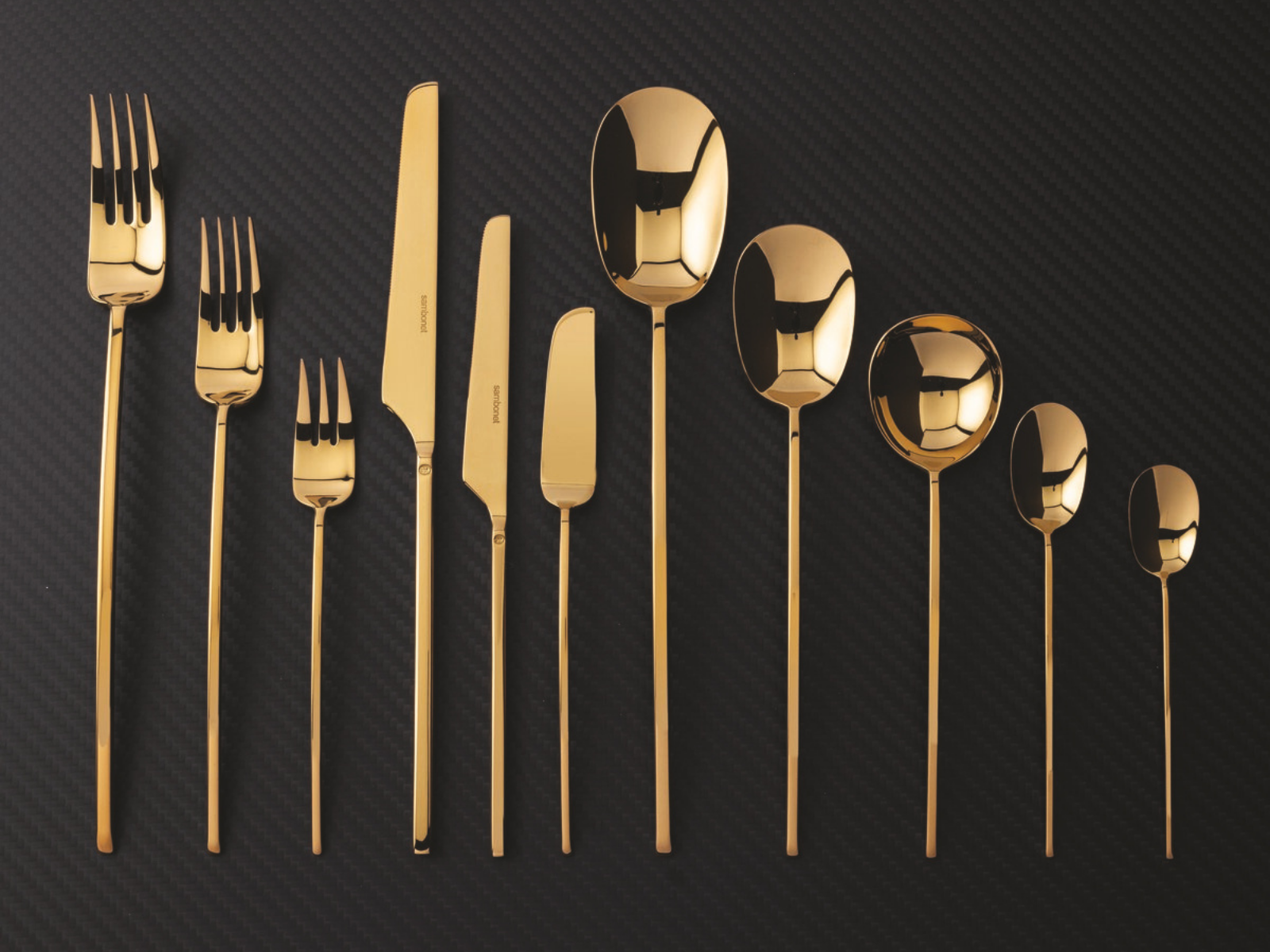 Sambonet 100 Besteck 24tlg Vh Edelstahl/PVD Gold - Produktbild 10