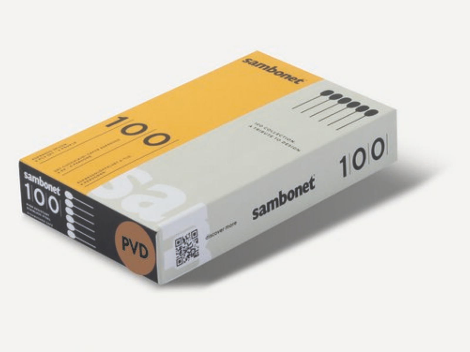 Sambonet 100 Mokkalöffel Set6 Edelstahl/PVD Gold - Produktbild 3