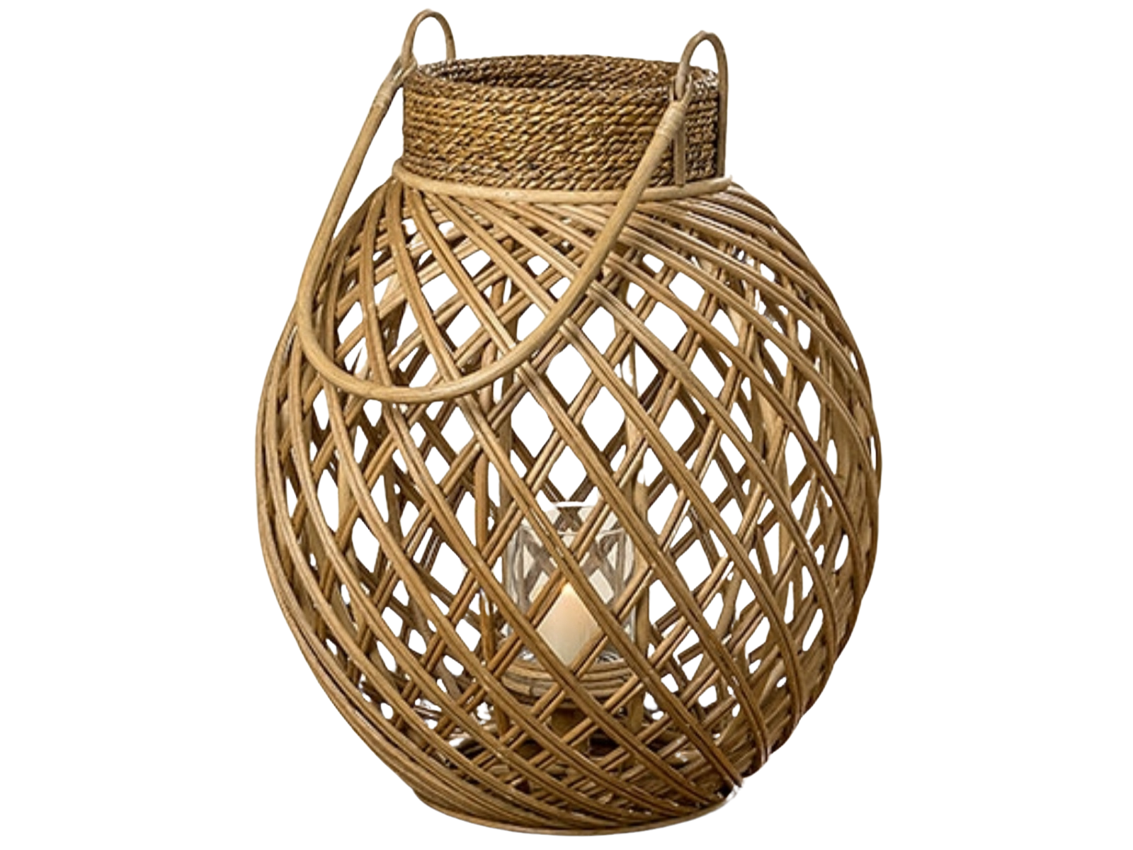 Boltze Devan Windlicht braun 59 cm Freisteller