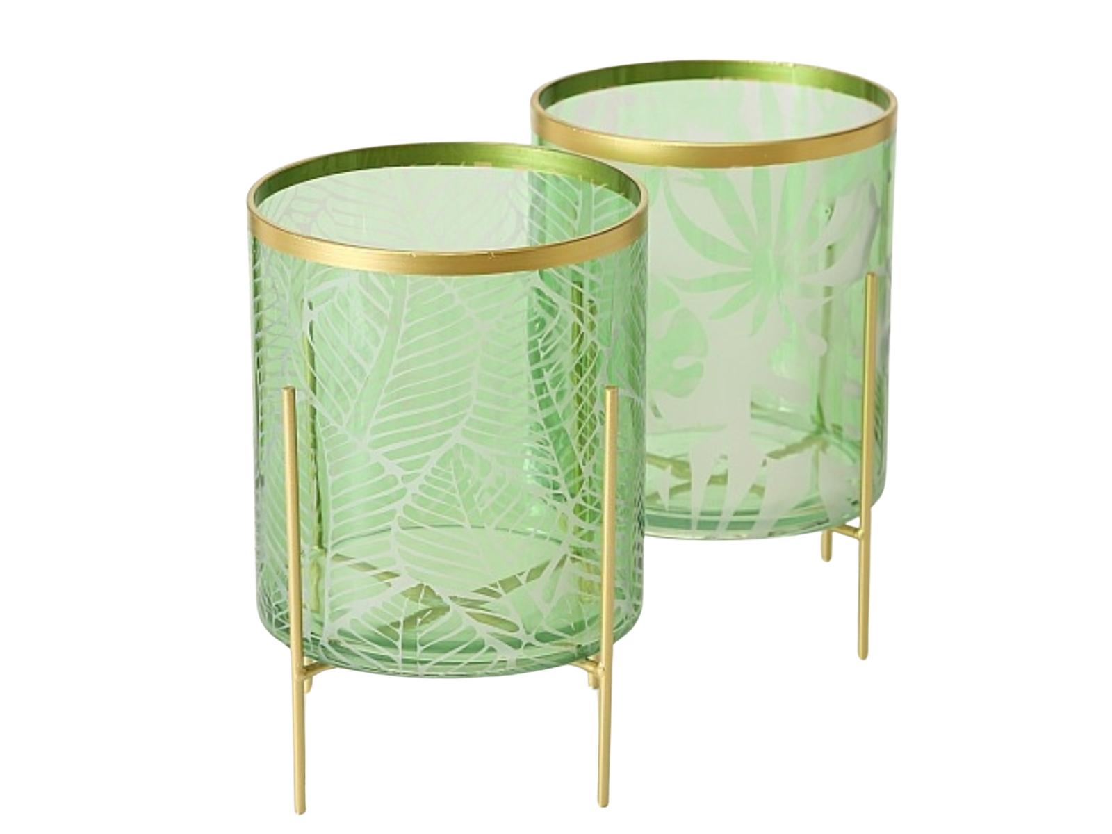 Boltze Kaleo Windlicht grün sortiert 28 cm ( 1 Stück ) Freisteller