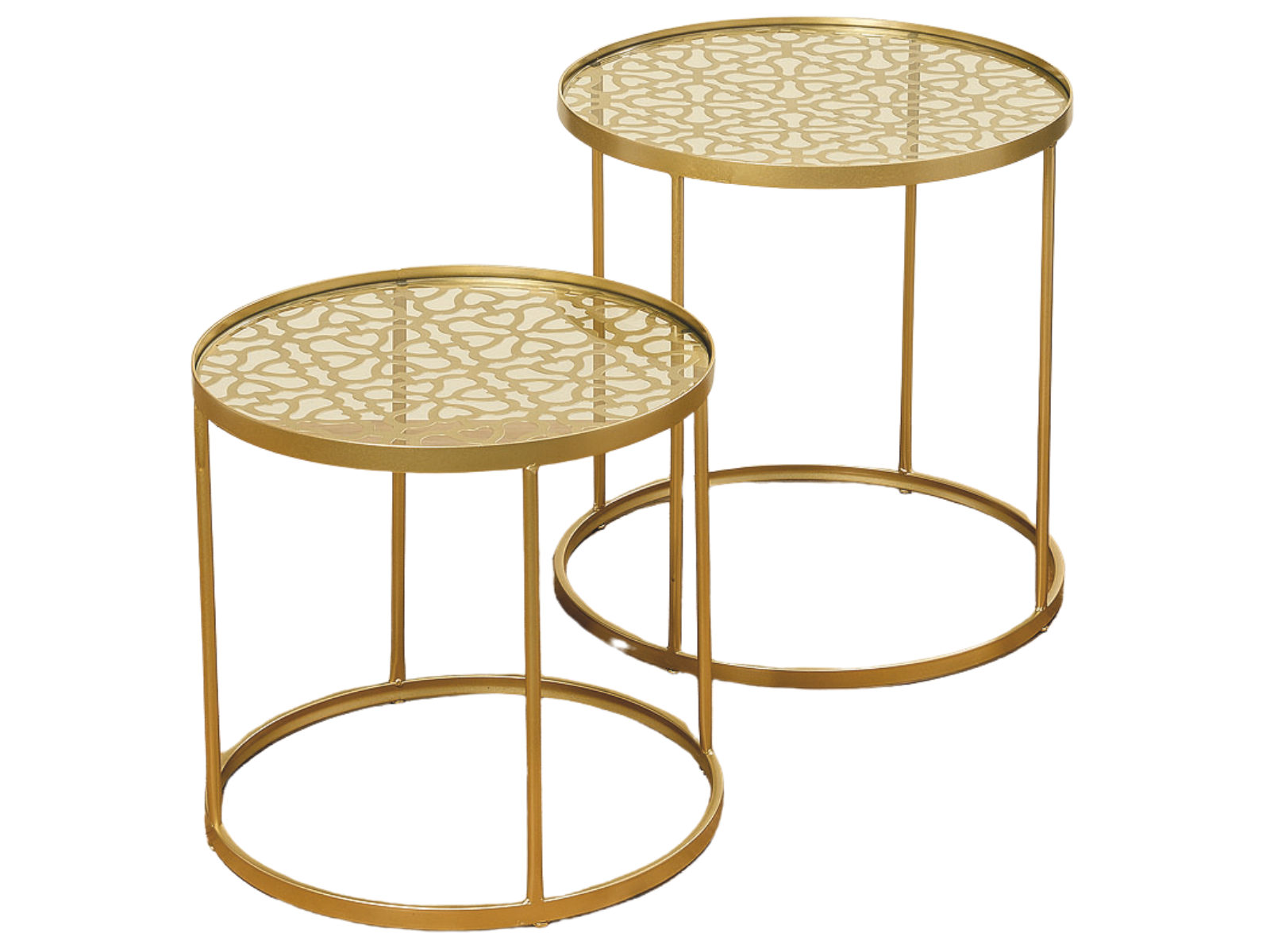 Boltze Vera Tisch gold 53 cm (1 Stück) Freisteller