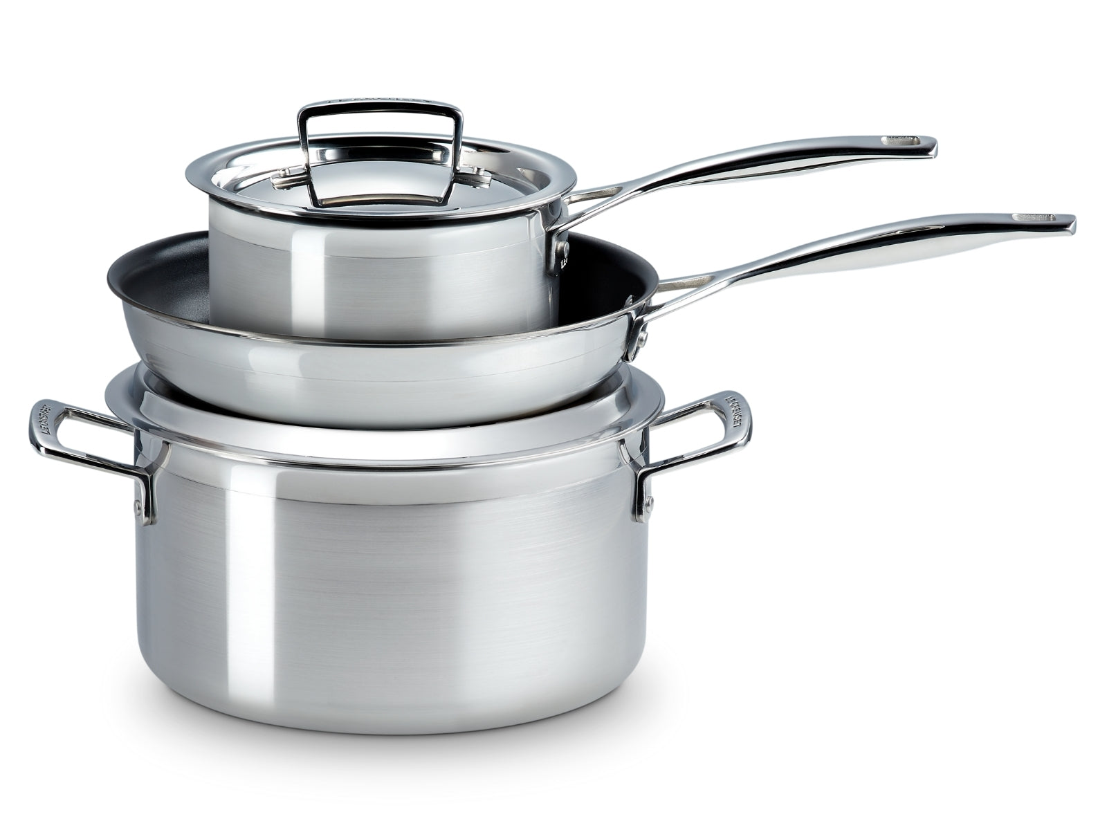 Le Creuset 3-ply Kochgeschirr-Set 3tlg Freisteller 2