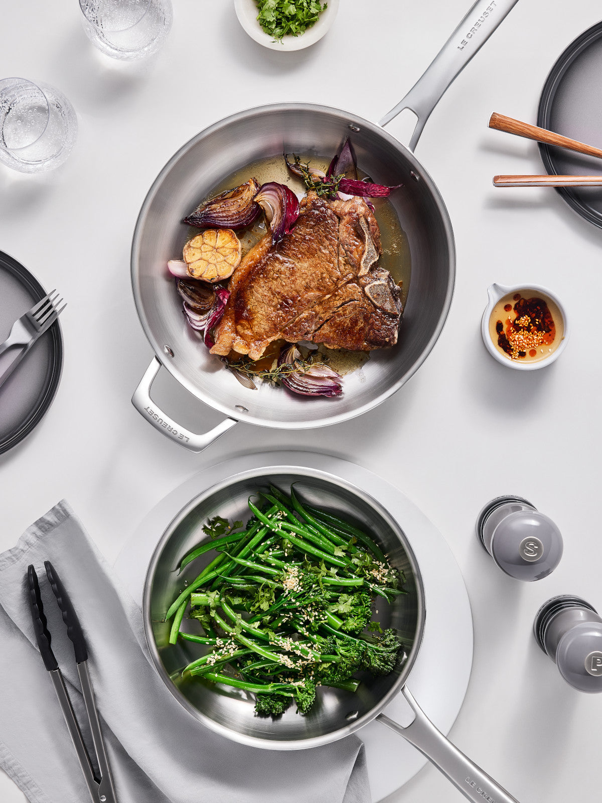 Le Creuset 3-ply Plus Bratpfanne rund 20cm - Produktbild 6