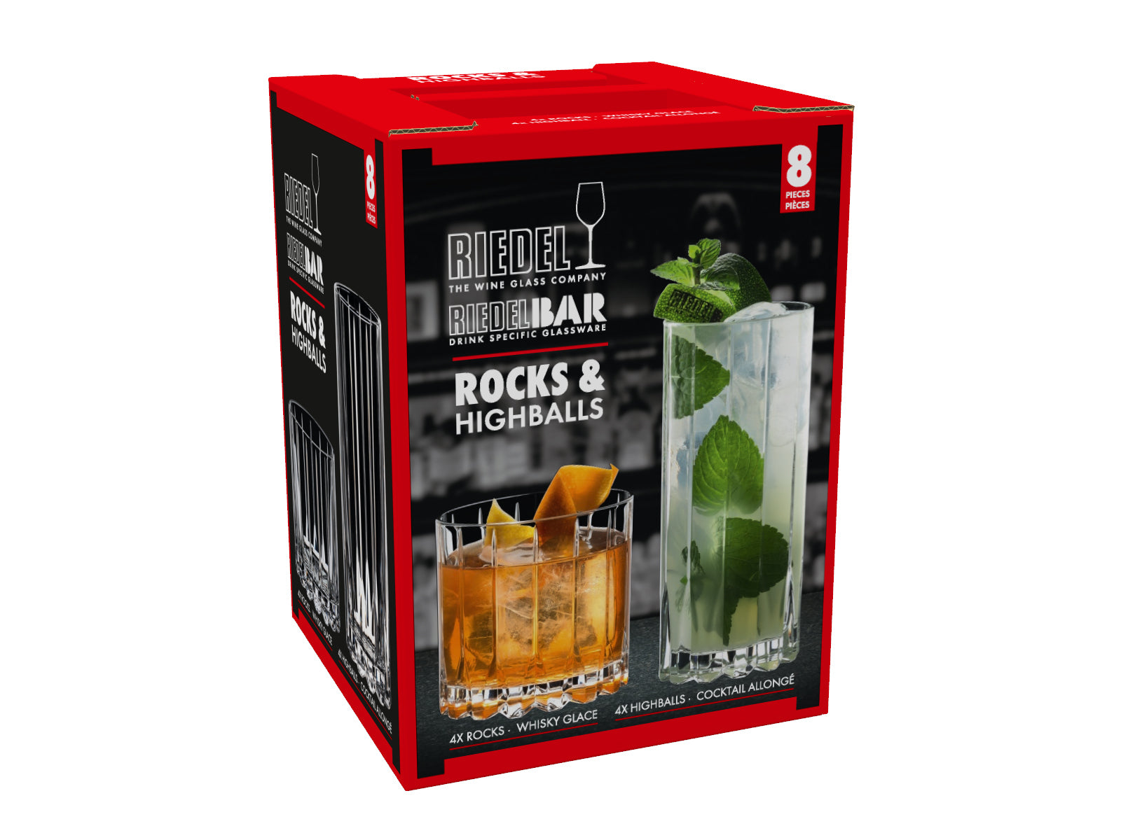 Riedel Drink Specific Glassware Rocks & Highball Set Freisteller4