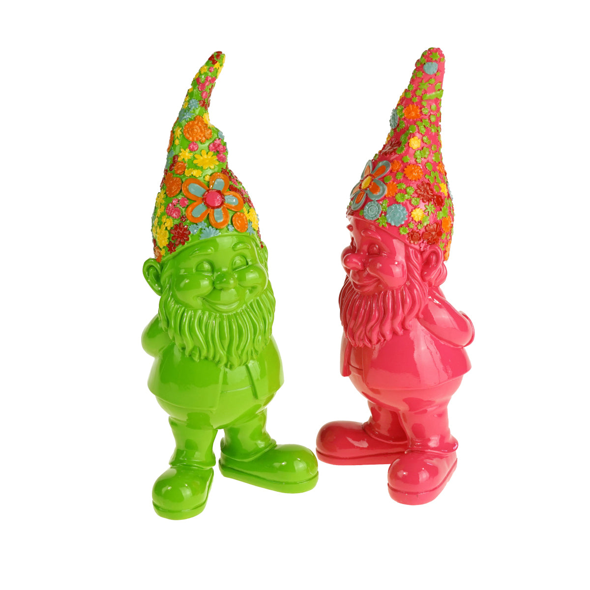 Werner Voß Zwerg Flower Power grün/pink sortiert 30cm (1Stück)