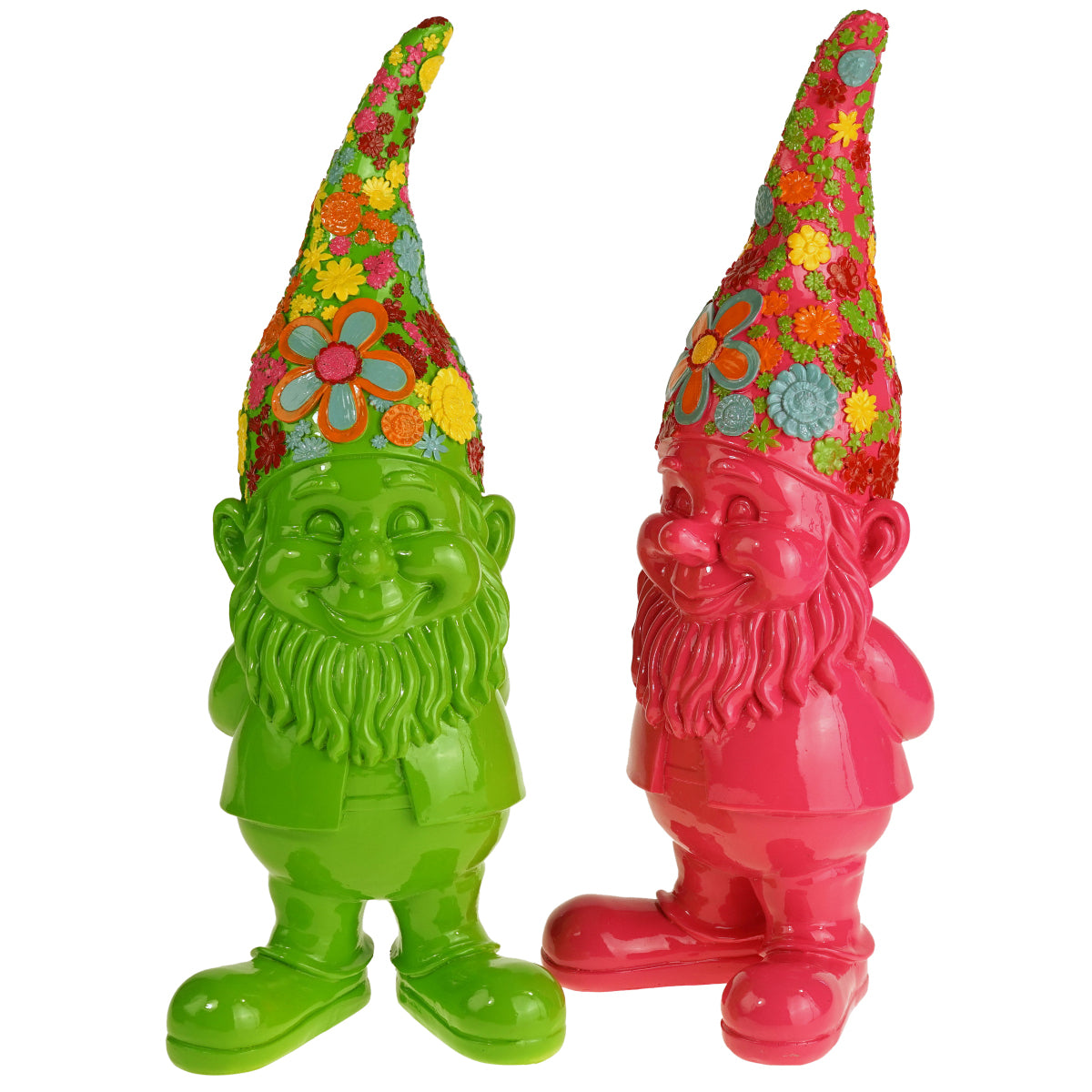 Werner Voß Zwerg Flower Power grün/pink sortiert 44,5cm (1 Stück)