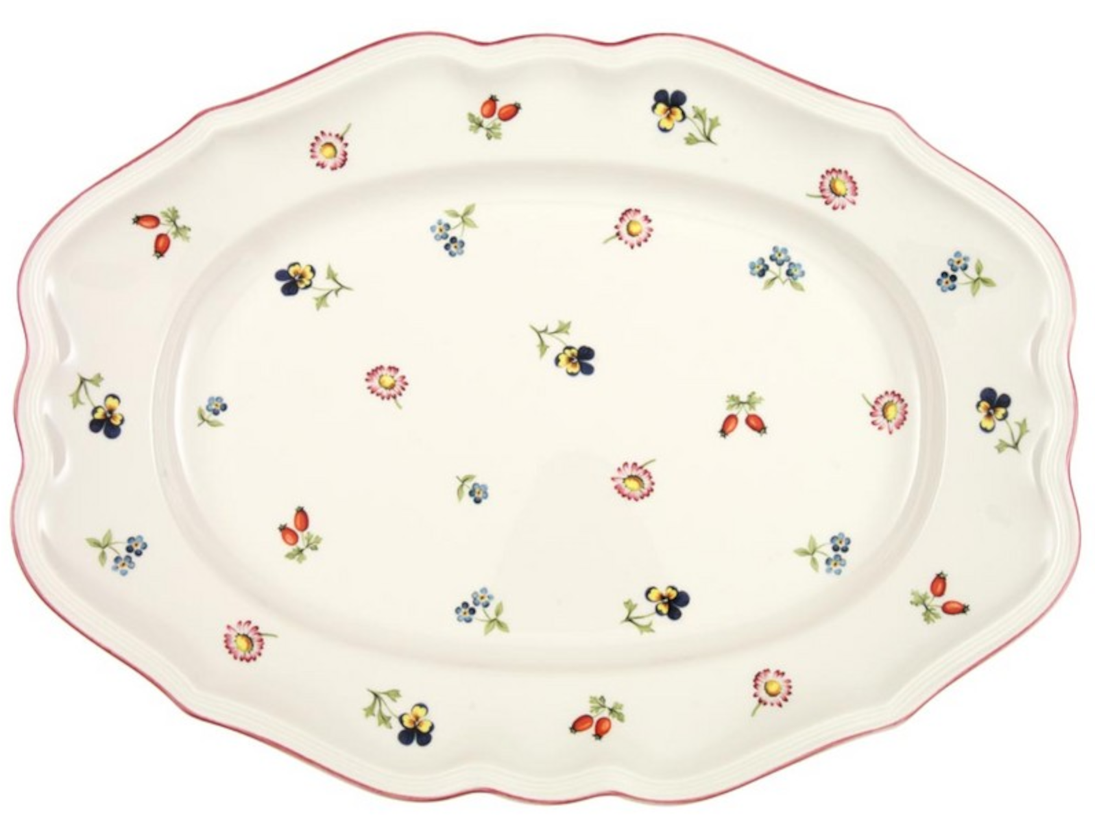 Villeroy & Boch Petite Fleur Platte oval 37 cm Freisteller
