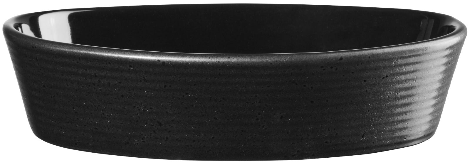 ASA kitchen'art Auflaufform oval black 20cm Freisteller