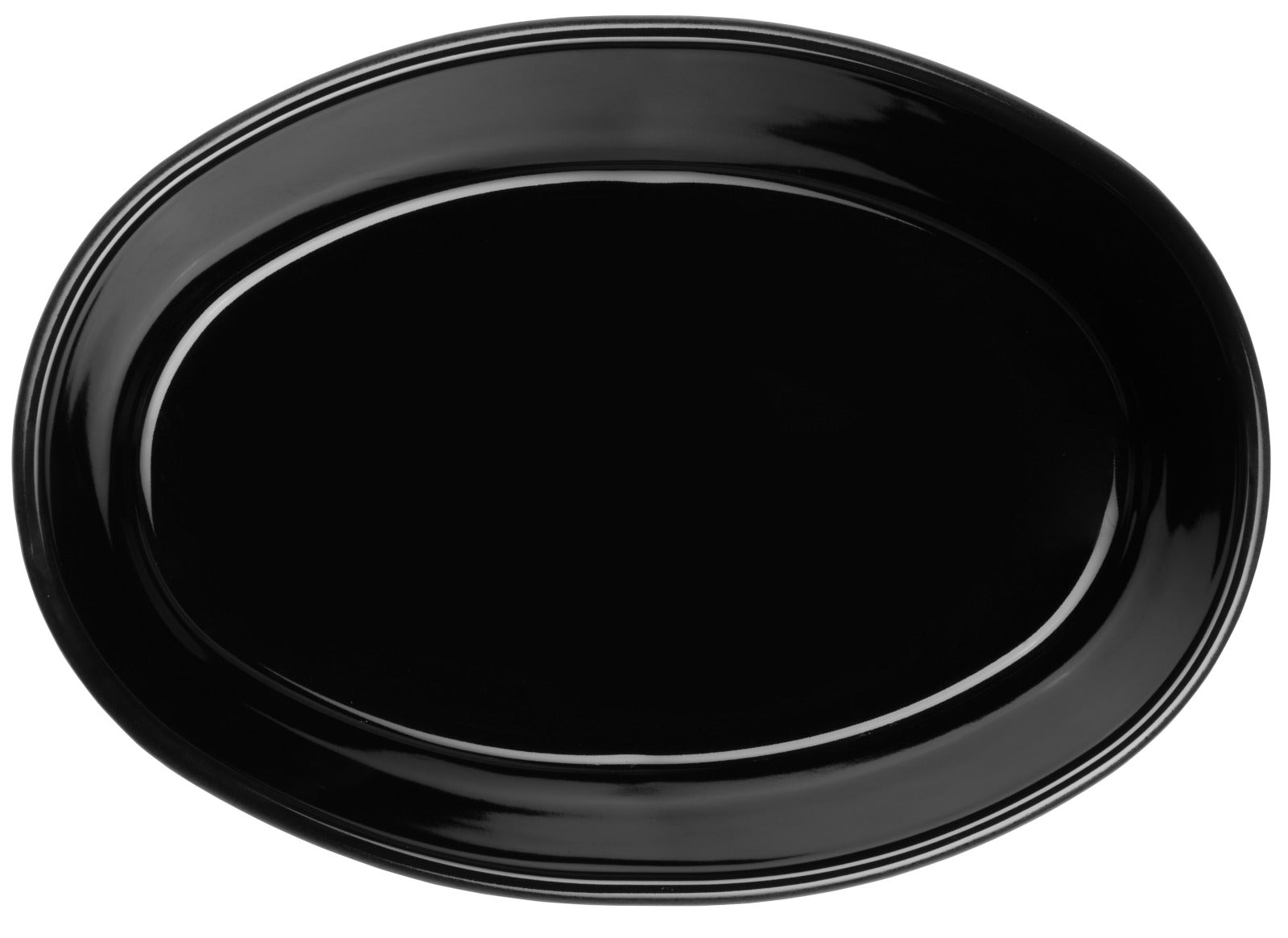ASA kitchen'art Auflaufform oval black 25cm Freisteller