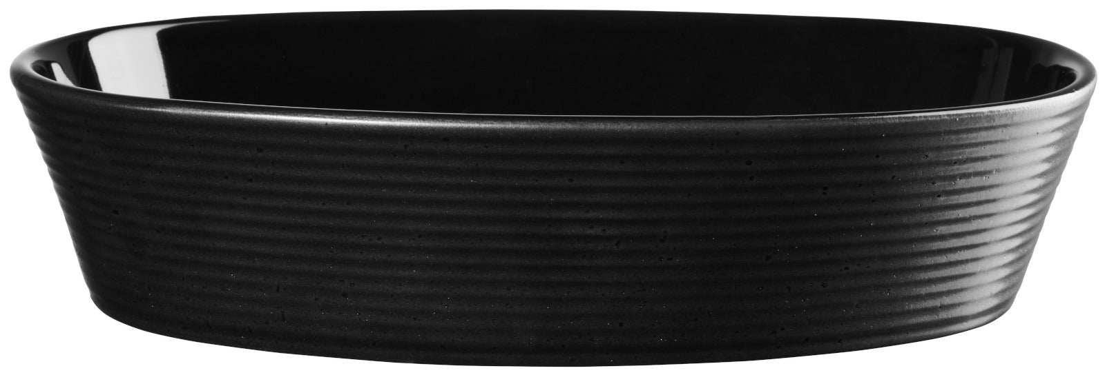 ASA kitchen'art Auflaufform oval black 25cm Freisteller