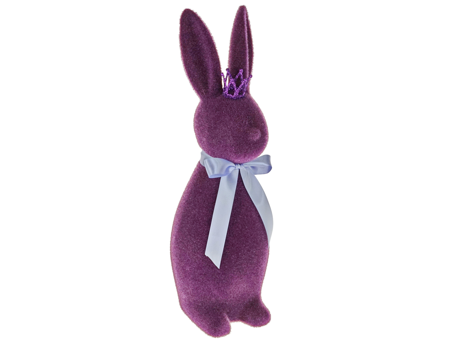 Werner Voß Hase mit Krone lila 17,5x15x48 cm