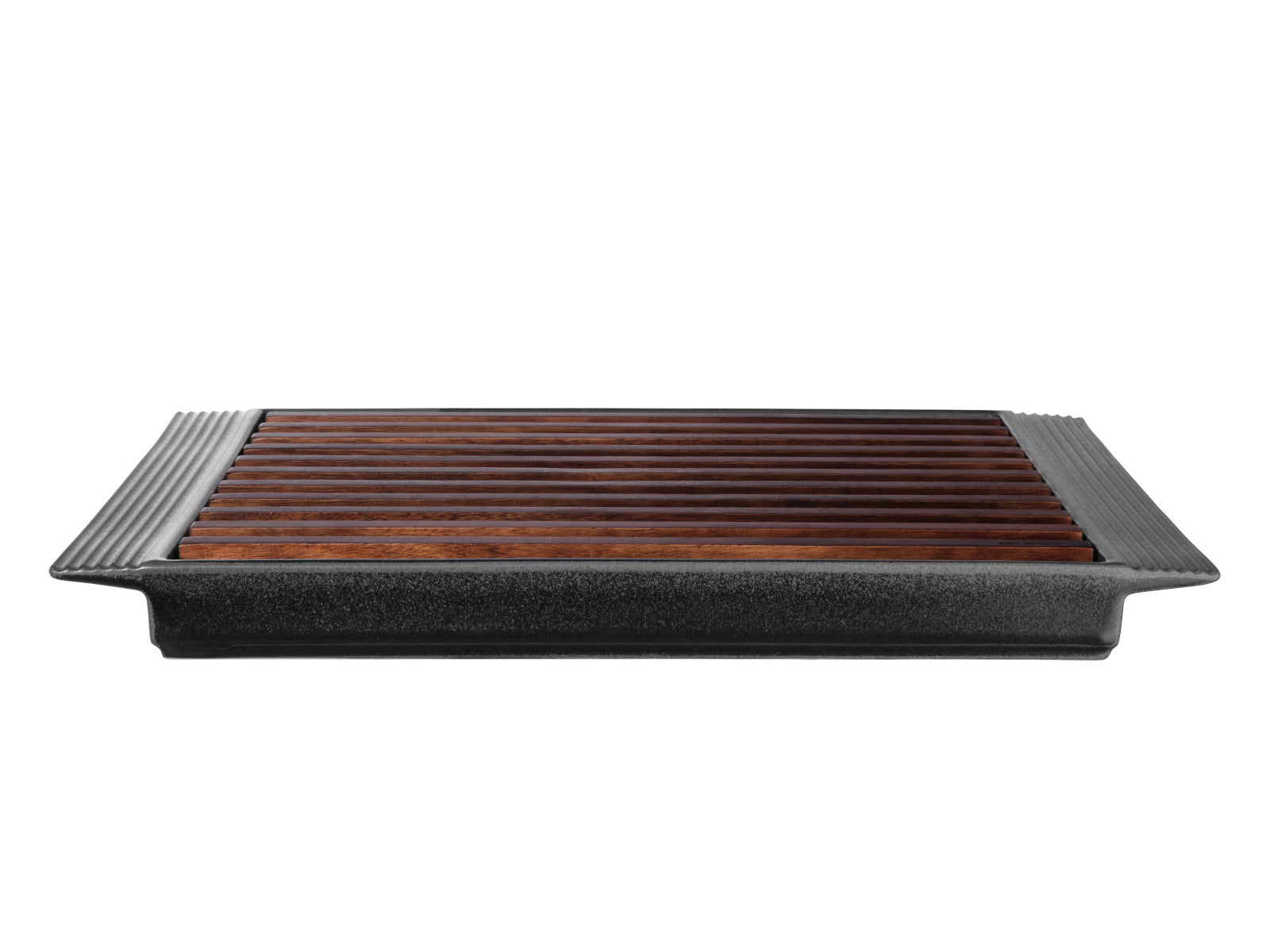 ASA kitchen'art Brotschneidebrett schwarz 42x30x3,3cm Freisteller 1