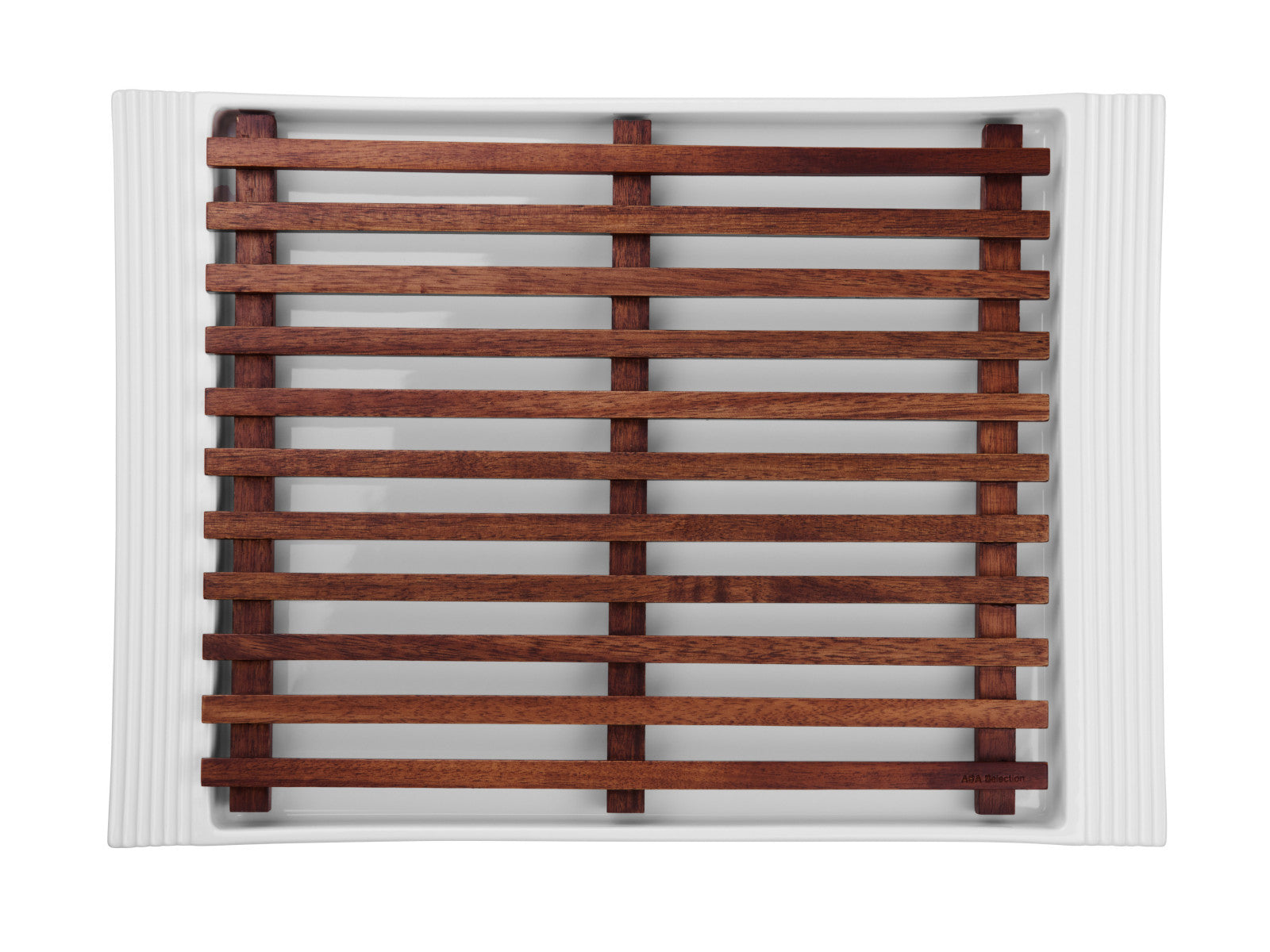 ASA kitchen'art Brotschneidebrett weiß 42x30x3,3cm Freisteller 2