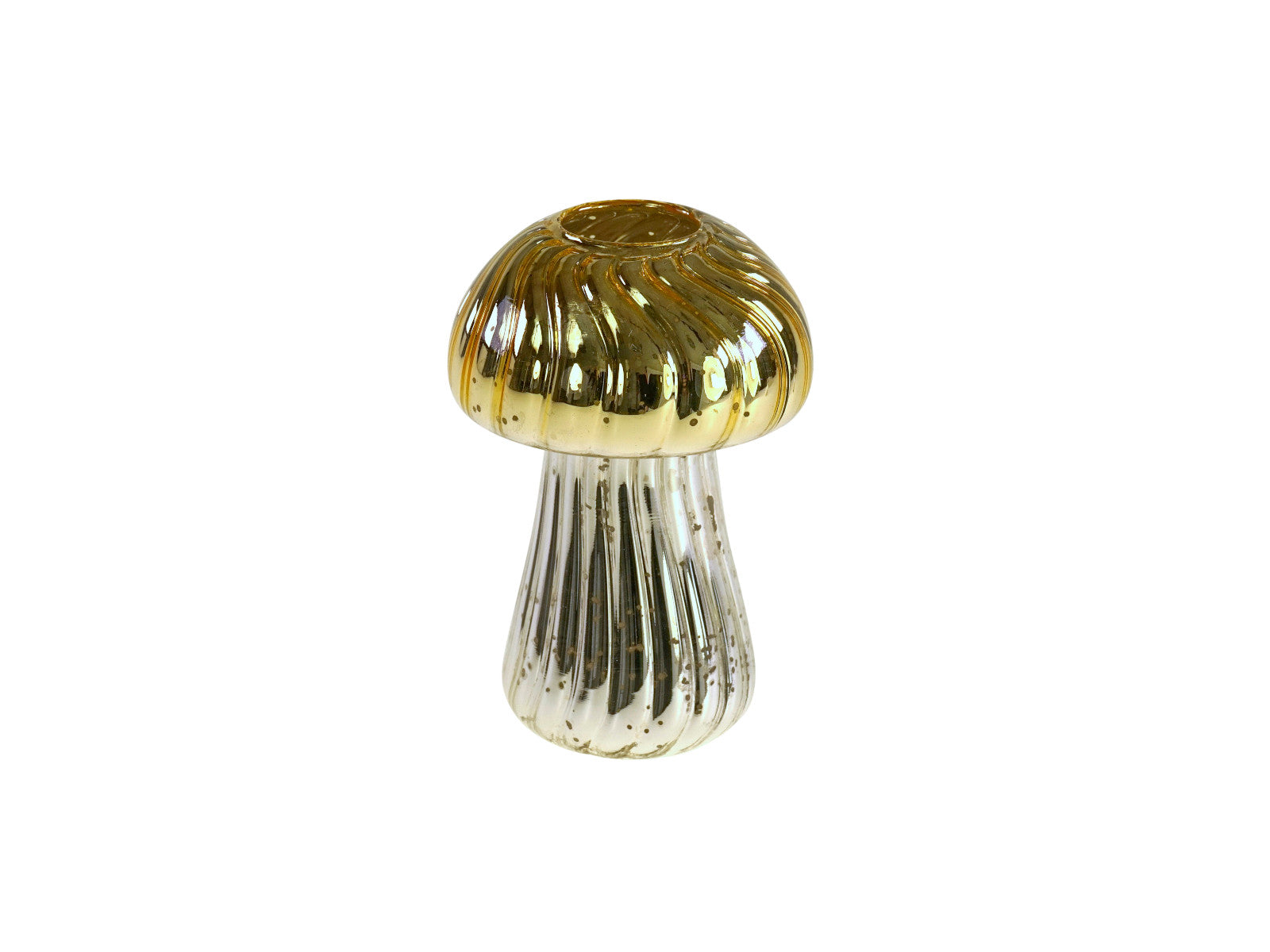 Werner Voß Pilzvase gold 8,5x13cm Freisteller