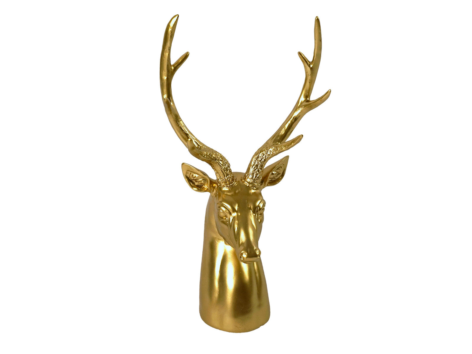 Werner Voß Hirschbüste gold 48,5cm Freisteller