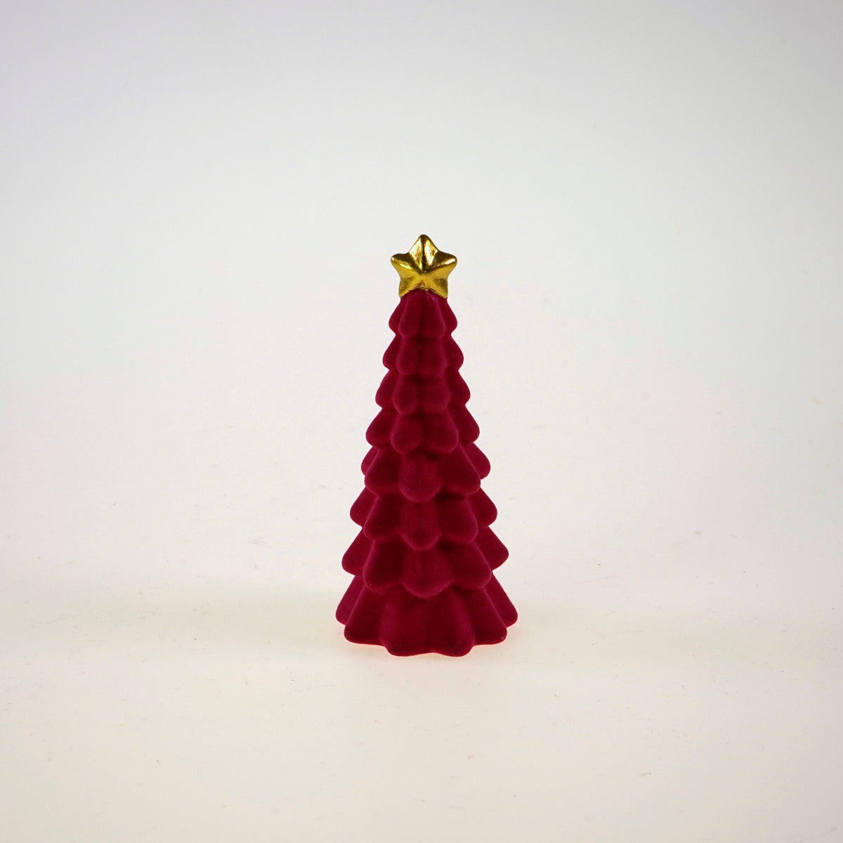 Werner Voß Tanne mit Stern pink beflockt 13,5cm Freisteller