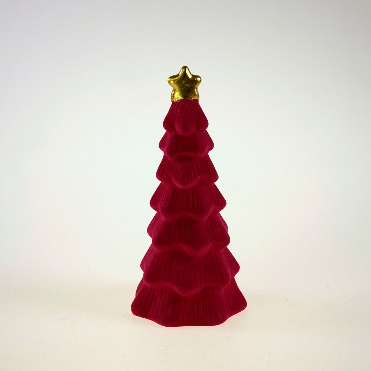 Werner Voß Tanne mit Stern pink beflockt 21cm Freisteller 