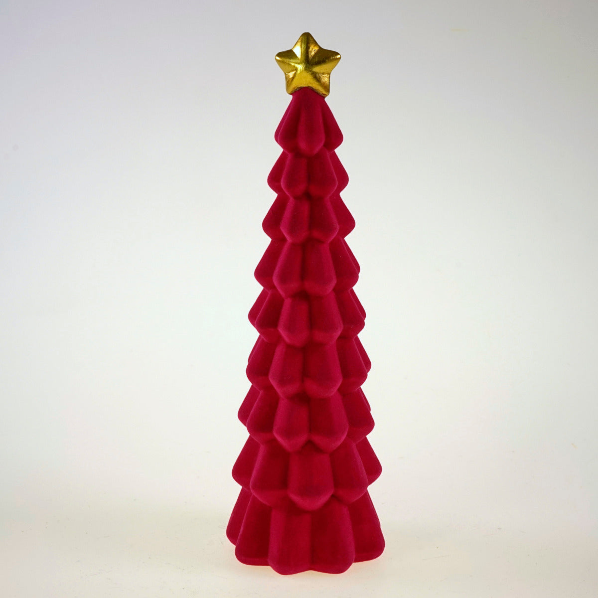 Werner Voß Tanne mit Stern pink beflockt 29cm Freisteller 