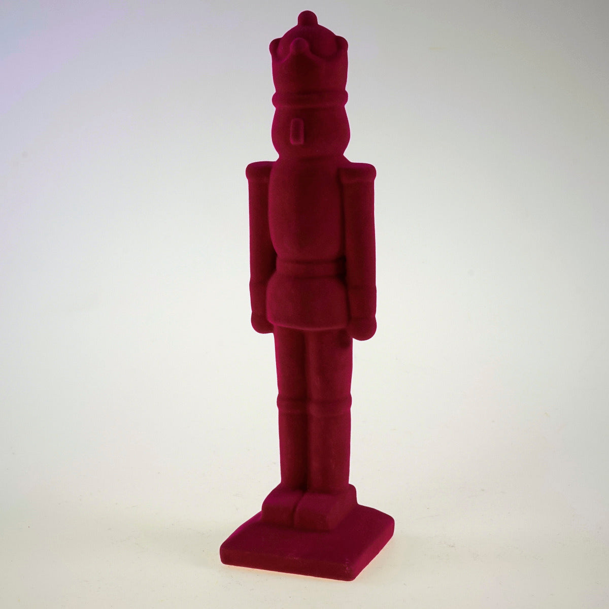 Werner Voß Nussknacker pink beflockt 30cm Freisteller