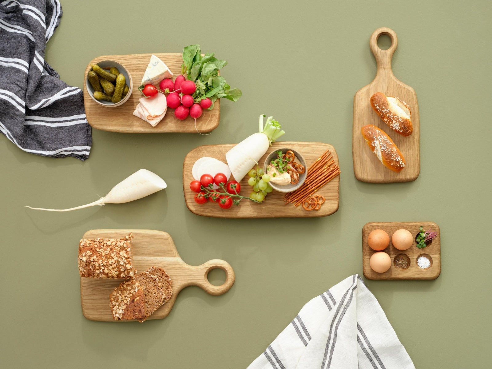 ASA wood Schneidebrett Eiche 32x19cm Lifestyle 2