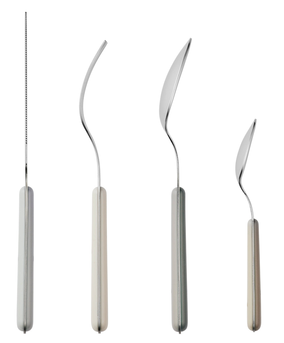 Broste Copenhagen Marstal Besteck grey tones 8tlg Freisteller