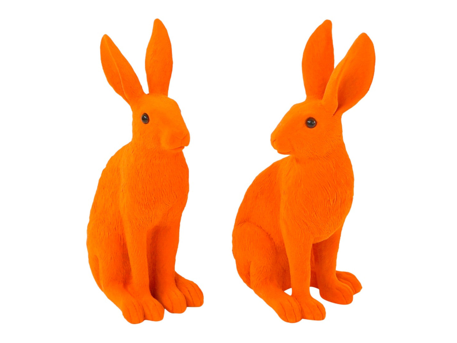 Werner Voß Hase beflockt sortiert orange 35cm (1 Stück) Freisteller 1