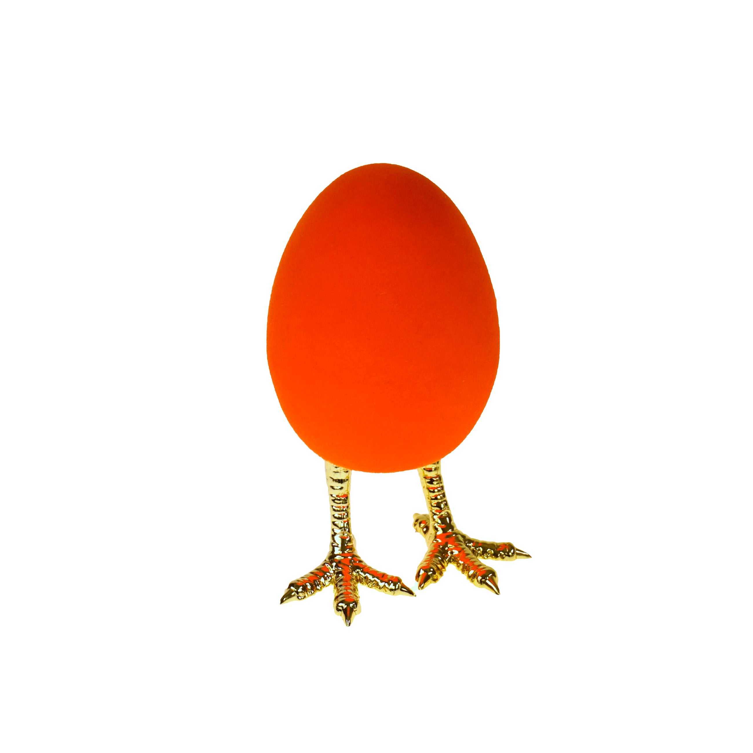 Werner Voß Ei auf Fuß orange 8,5x7x12,5 cm