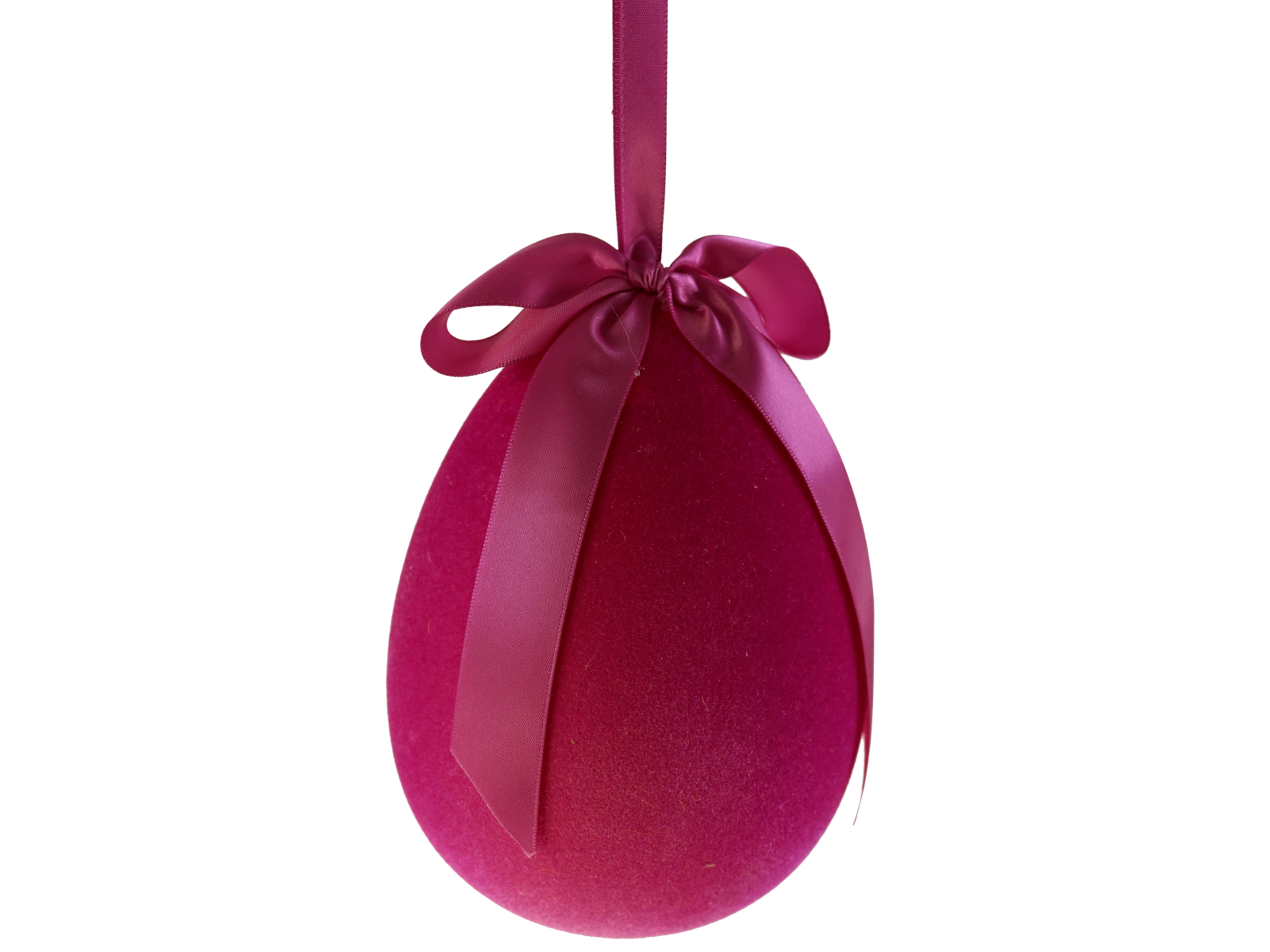 Werner Voß Hänger Ei mit Schleife magenta 11x15 cm