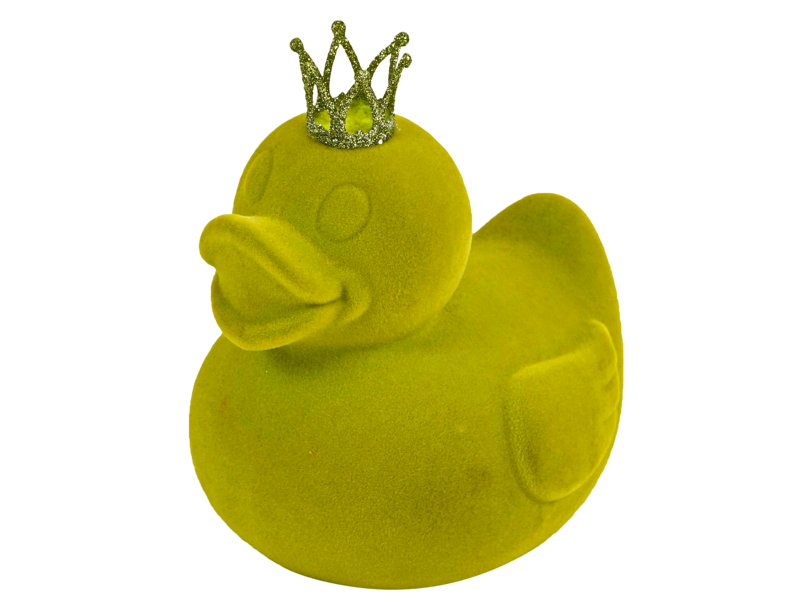 Werner Voß Ente mit Krone grün 19x15x21 cm