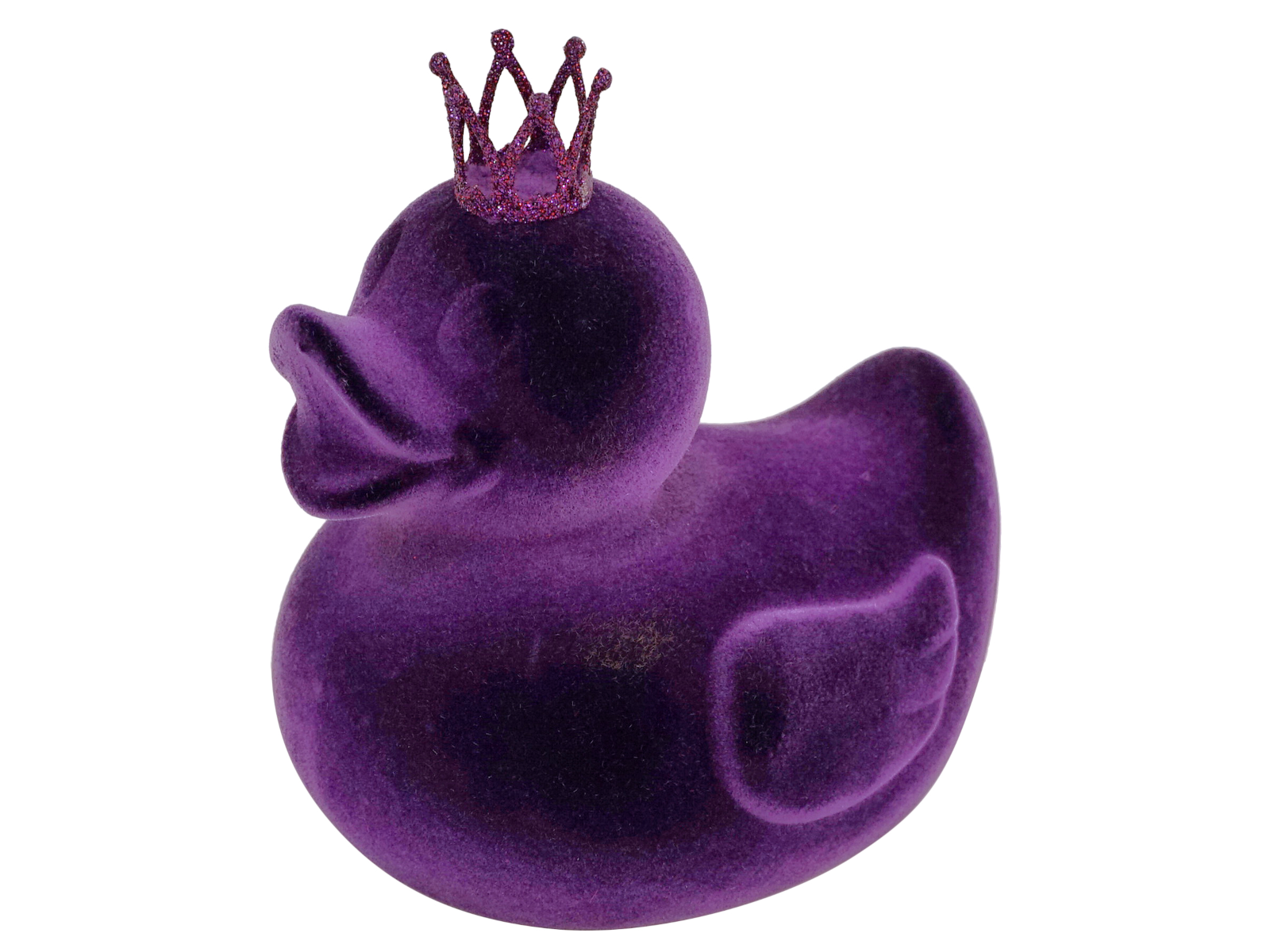 Werner Voß Ente mit Krone lila 19x15x21 cm