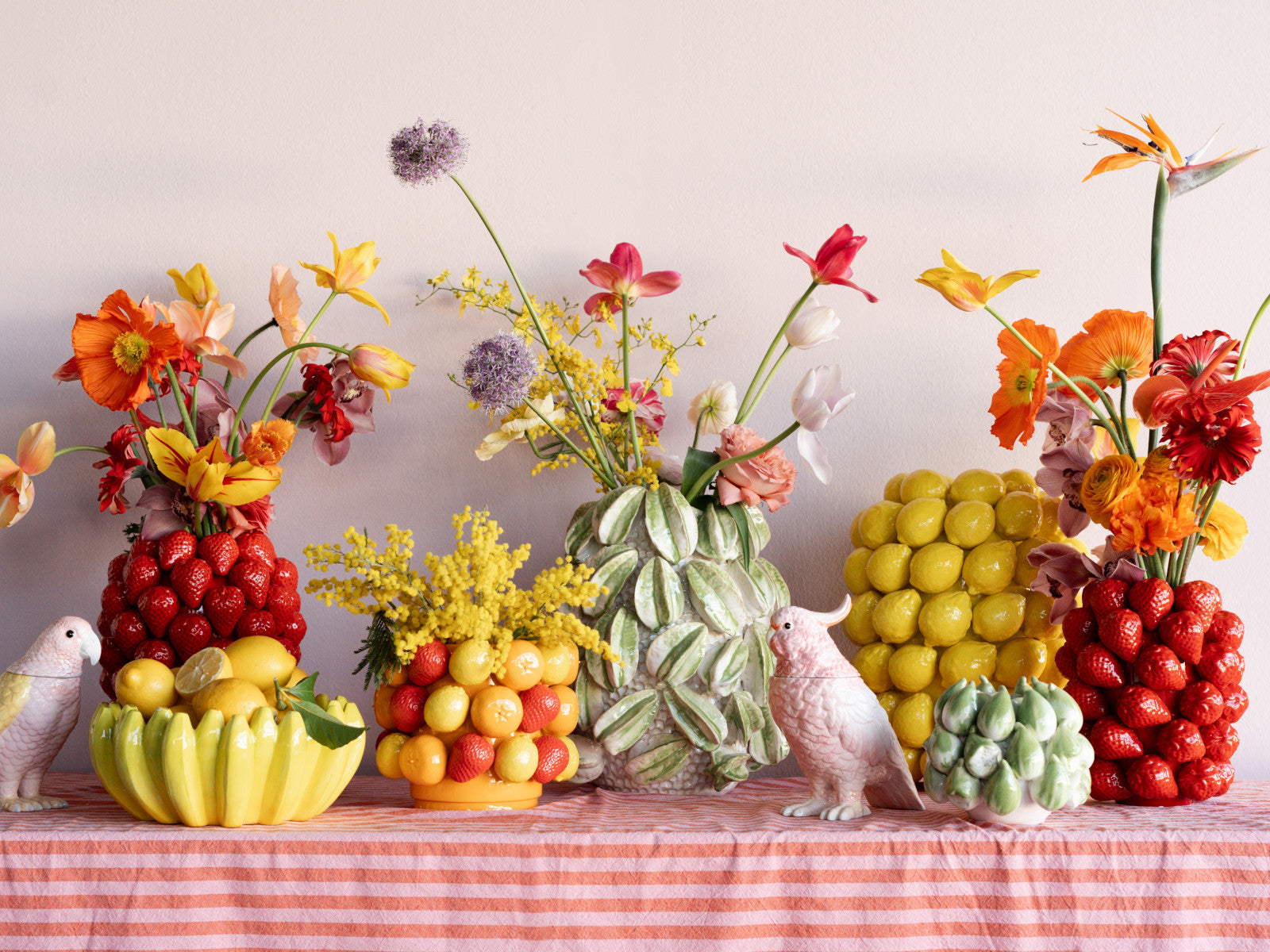 KARE Design Vase Lemon Juice 40cm Lifestyle 6