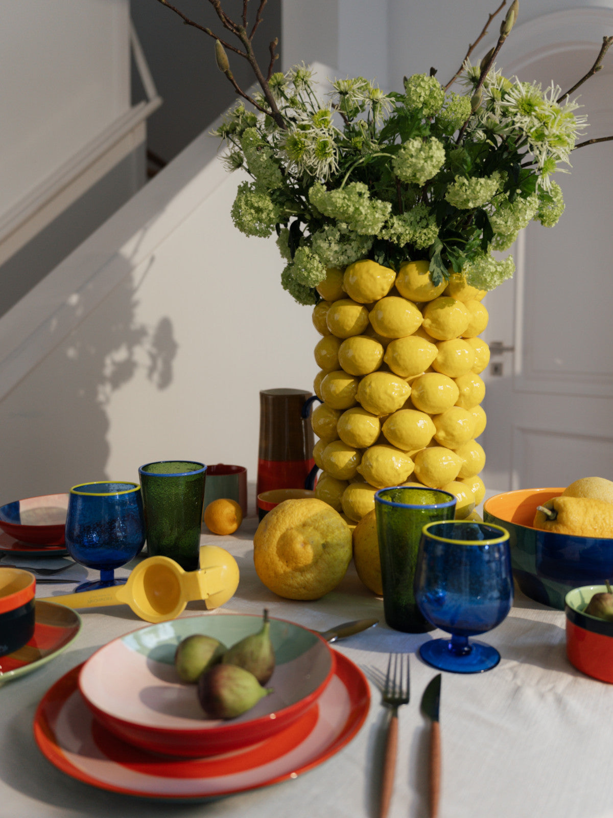 KARE Design Vase Lemon Juice 43cm Lifestyle 5