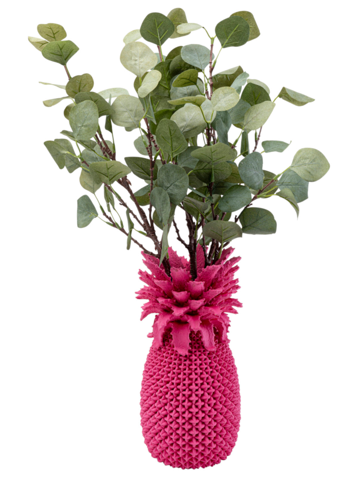 KARE Design Vase Pineapple Rosa 30cm Lifestyle 1