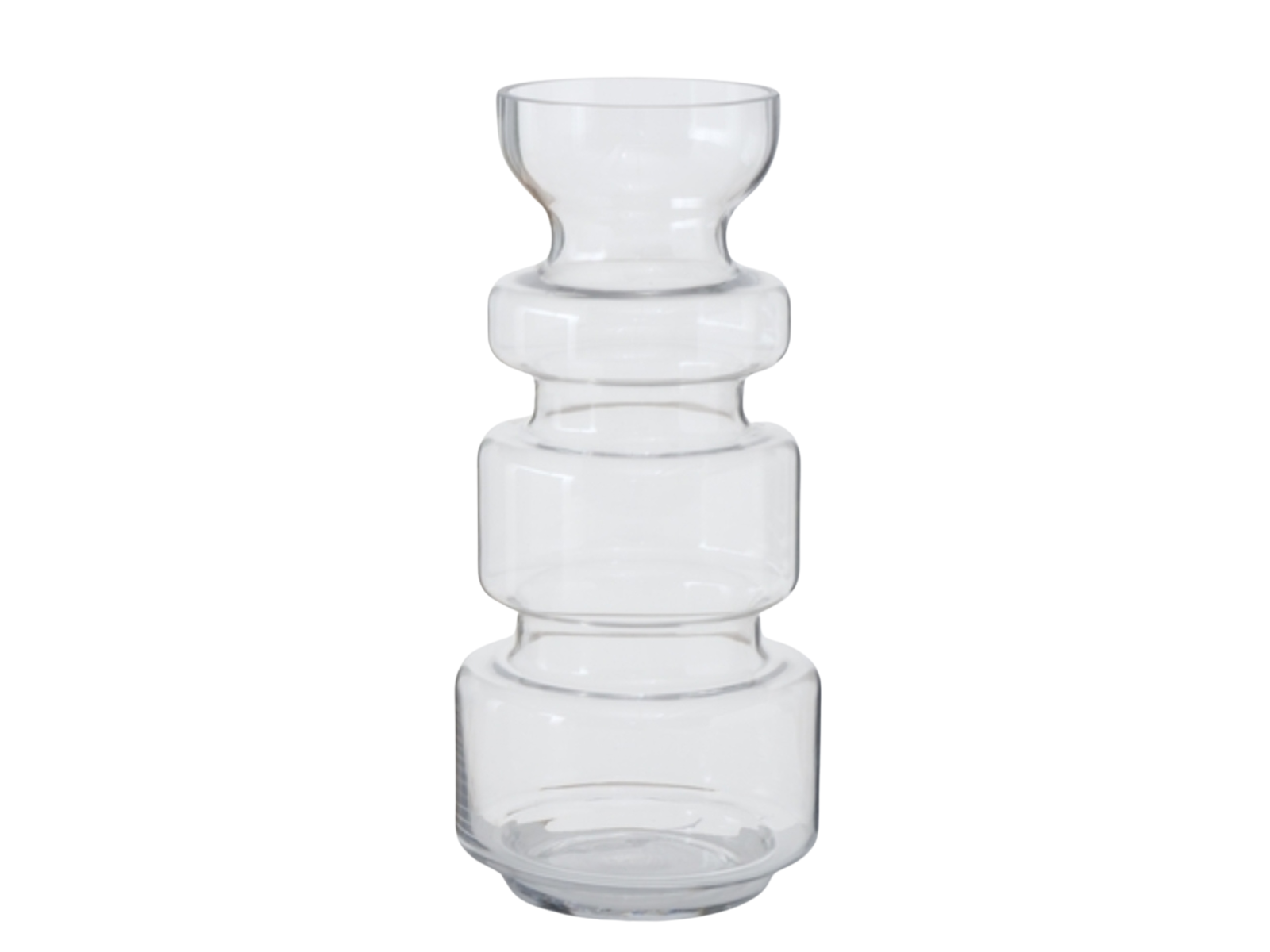 Boltze Brooke Vase klar 36 cm Freisteller