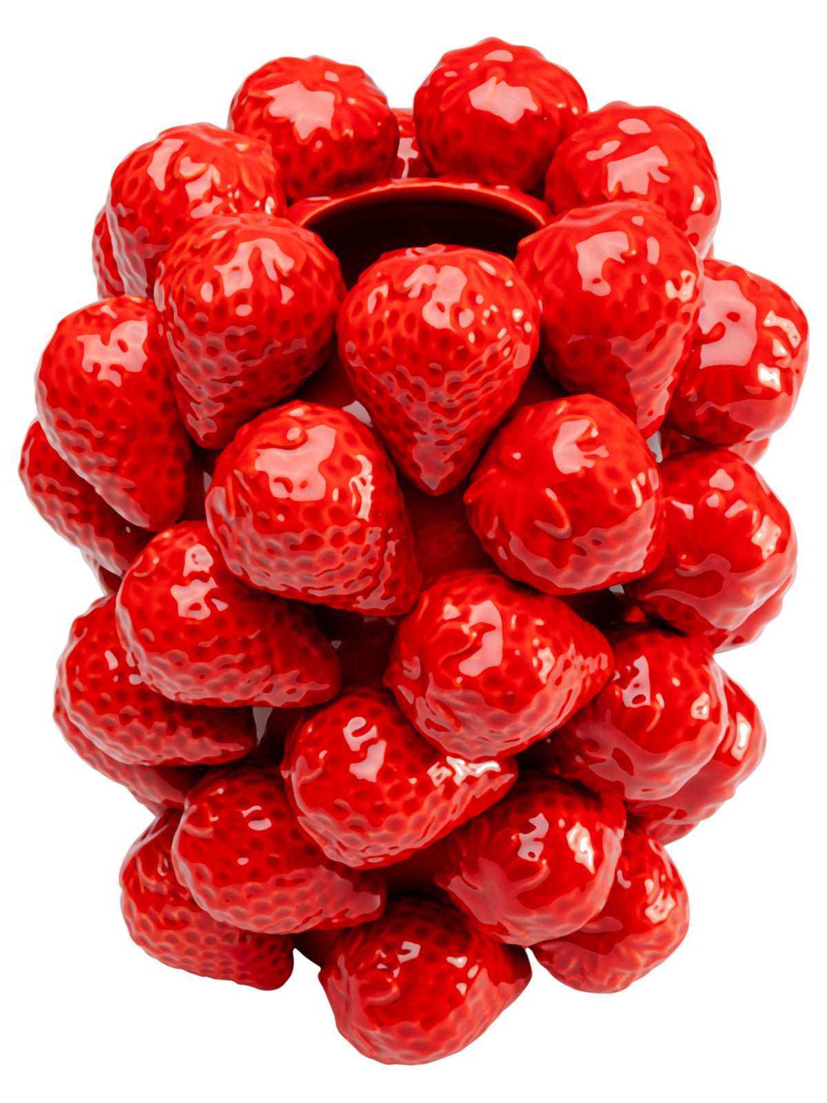 KARE Design Vase Strawberries Rot 24cm Freisteller 1